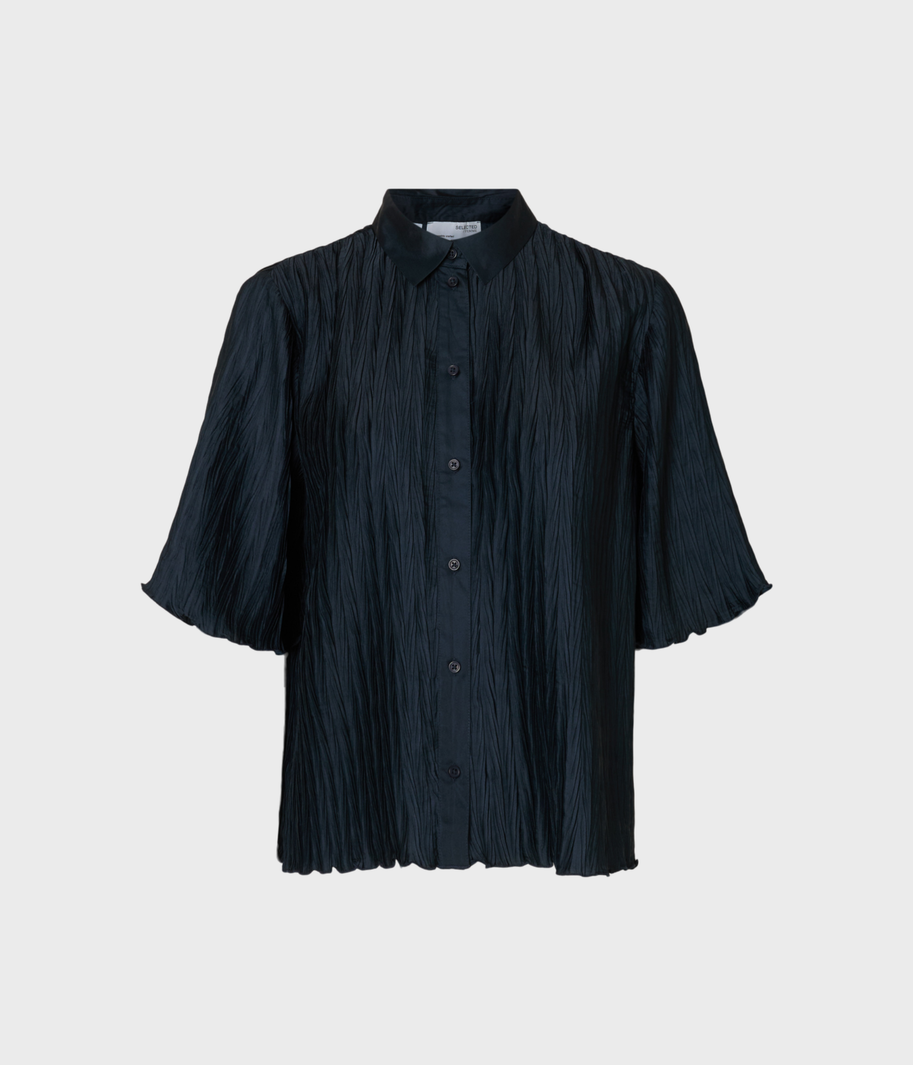 SLFELMA RELAXED 2/4 SHIRT B (Dark Sapphire)