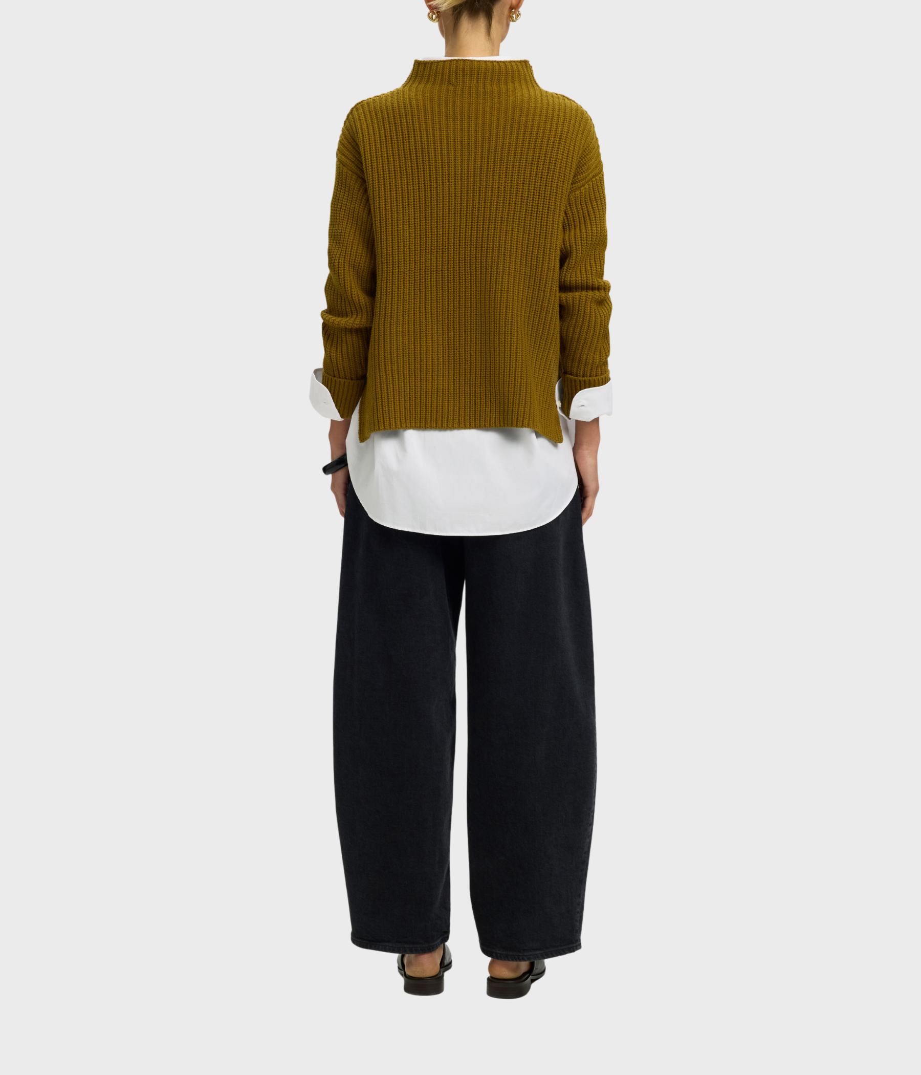 Slfselma Sus Ls Knit Pullover Noos. (FIR GREEN)