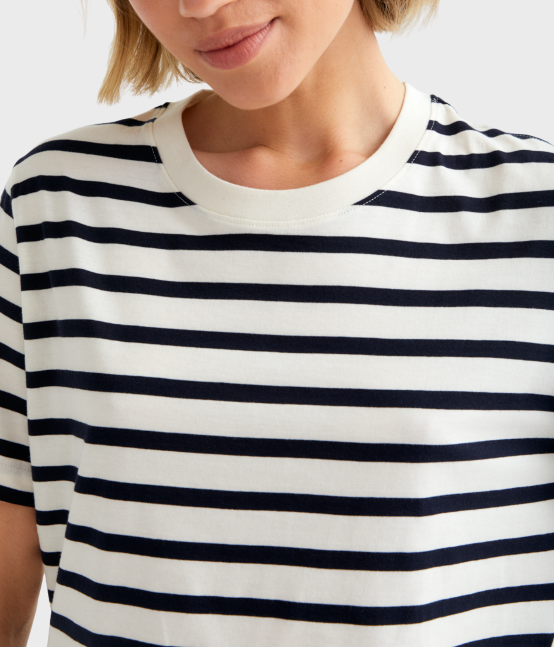 Anna Top (Black Stripe)