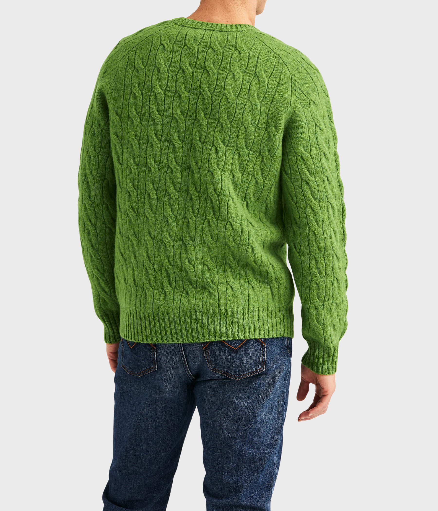 Archard Cable Sweater (70 Green)