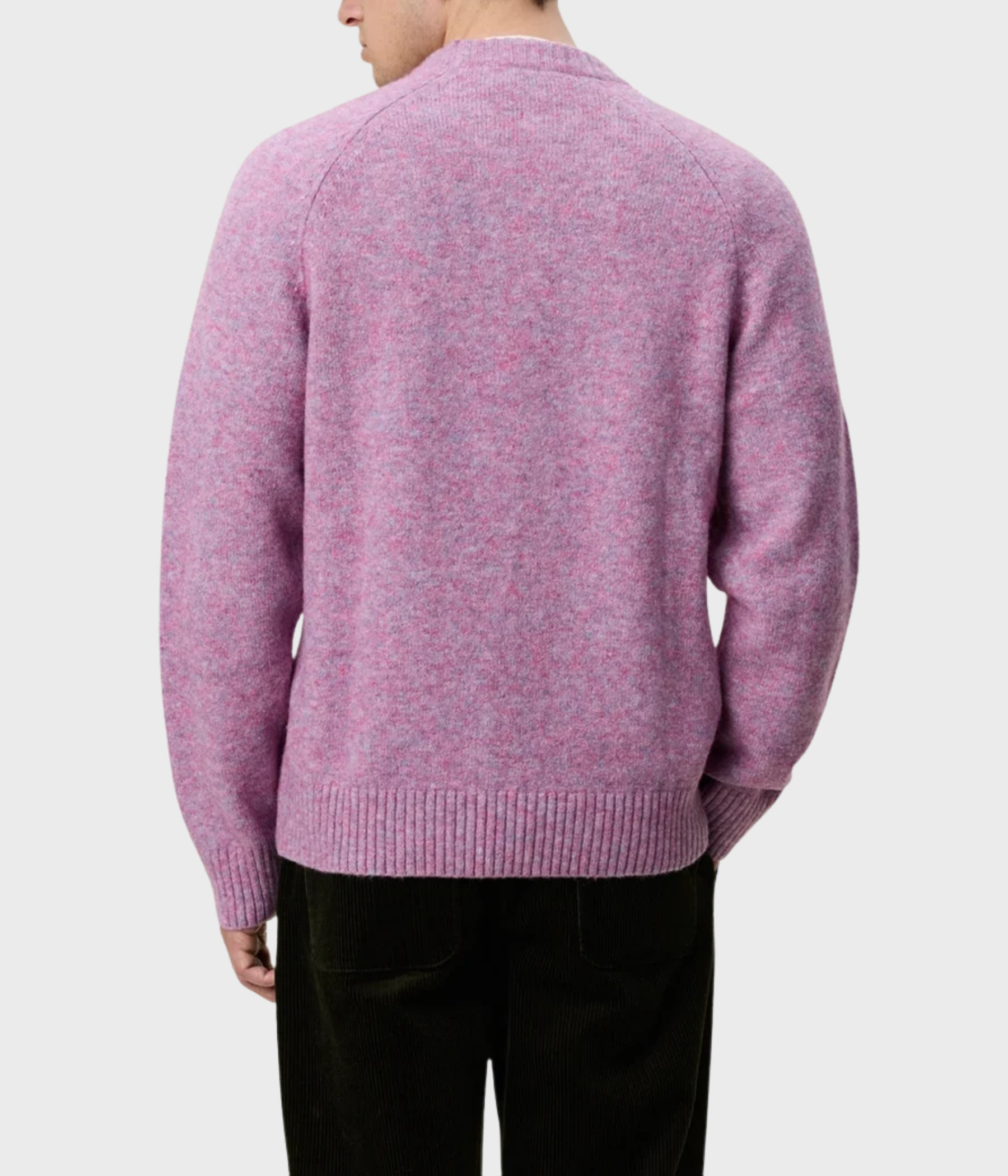 Soft Roundneck Knit (685 Oyster Rose Melange)