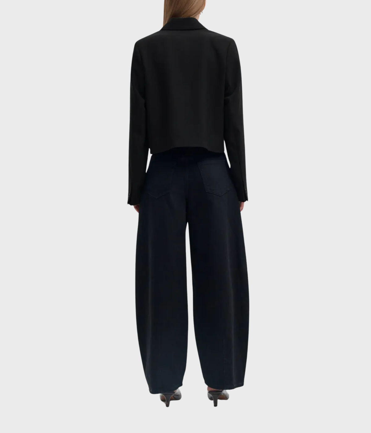 Slwrita Ls Db Short Blazer Fd (Black)