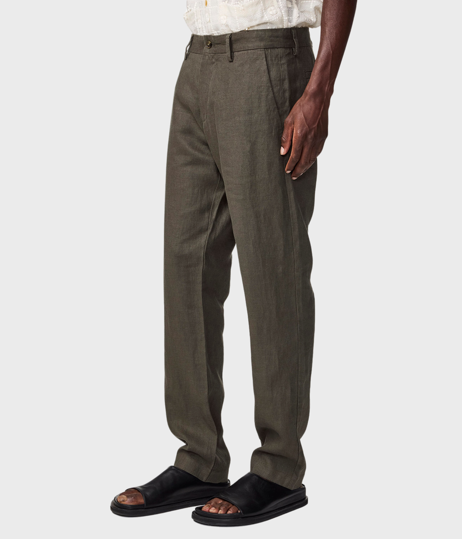 Theo Linen 1454 (Croc Green)