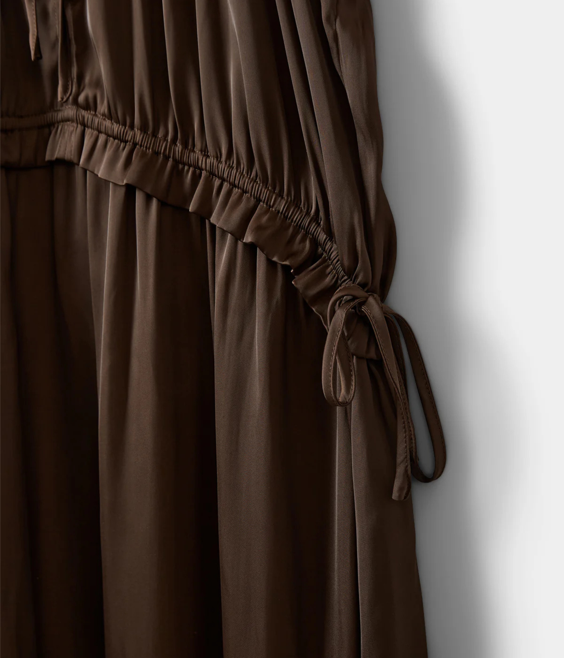 Melsw Halter Neck Maxi Dress (7162 Intense Brown)