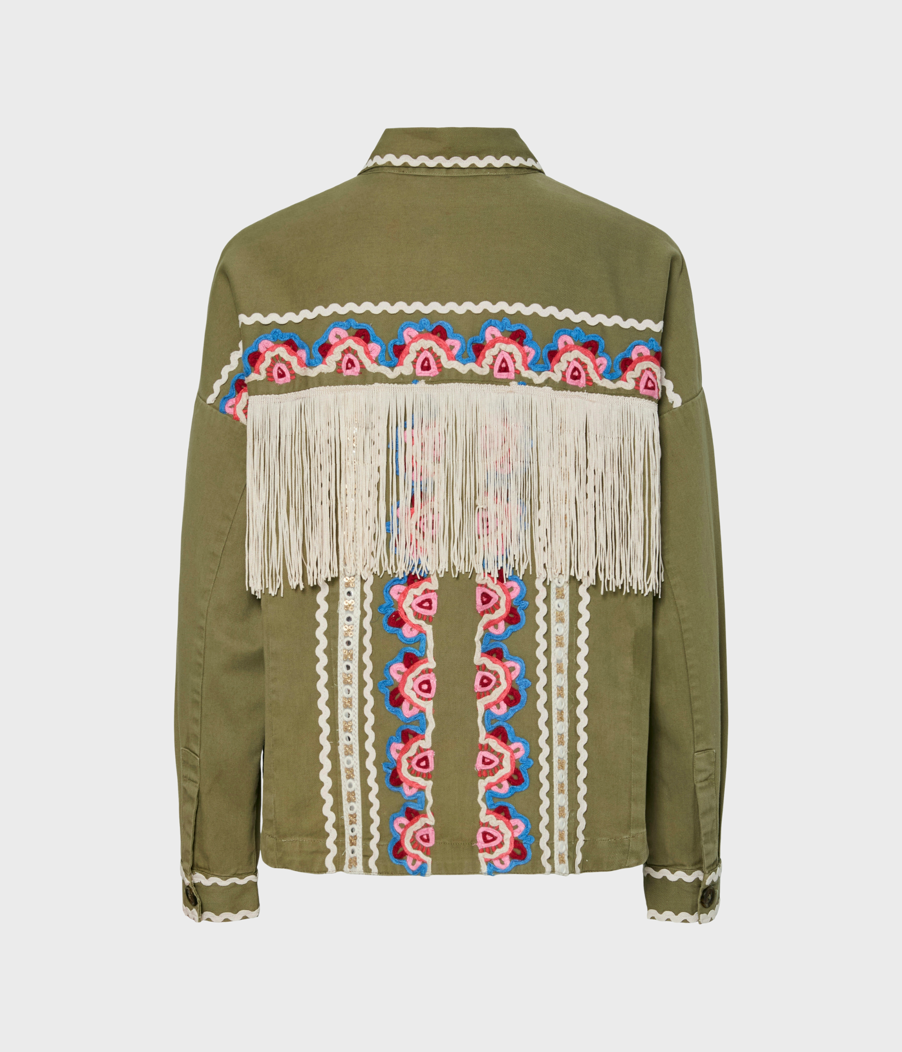 YASMIRRA EMBROIDERED JACKET - FEST (Capulet Olive)