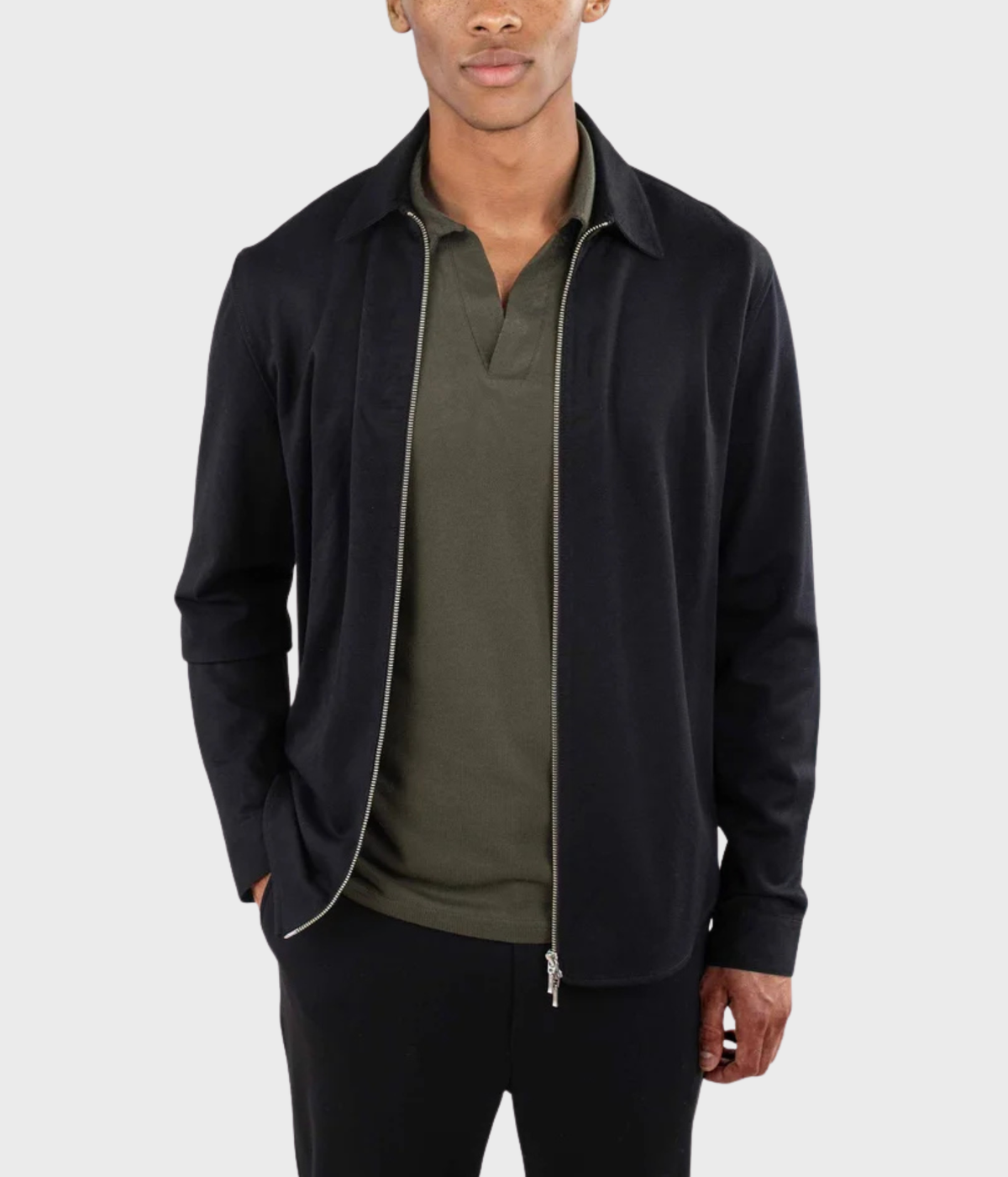 Aden Superior Stretch Overshirt (069 Black)