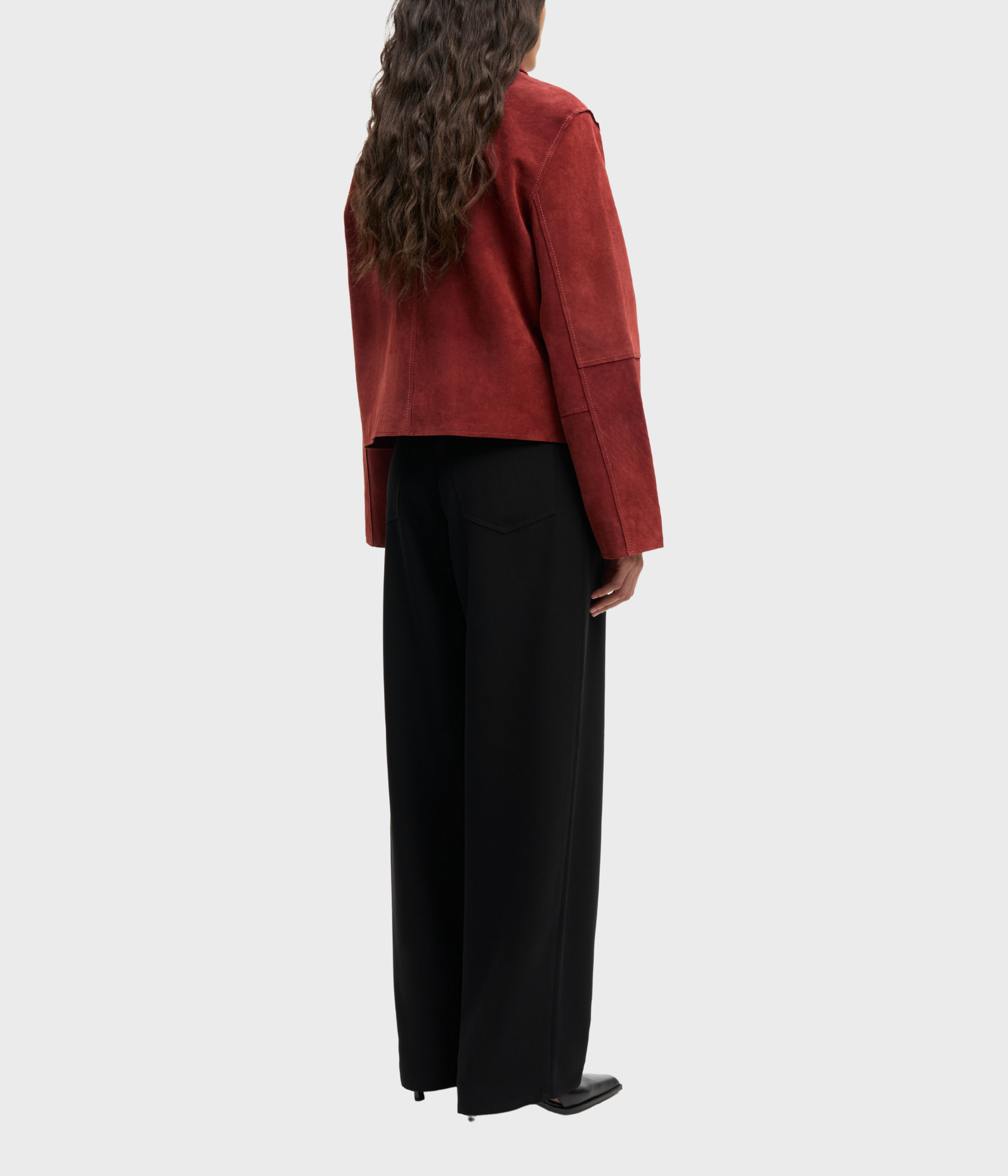 Salylo Suede Jacket 15927 (191337TCX FIRED BRICK)