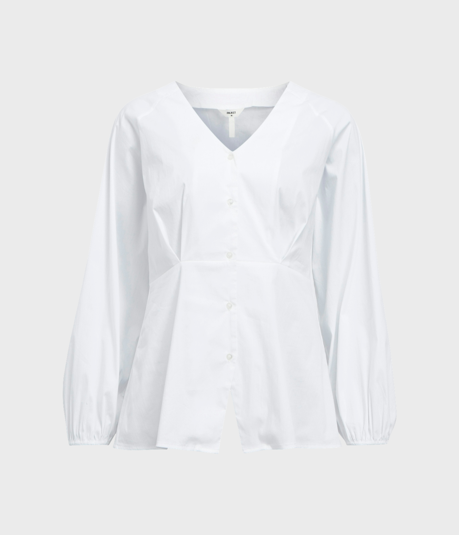 OBJTUTTA SCULPTURE FIT LS SHIRT E DIV (White)