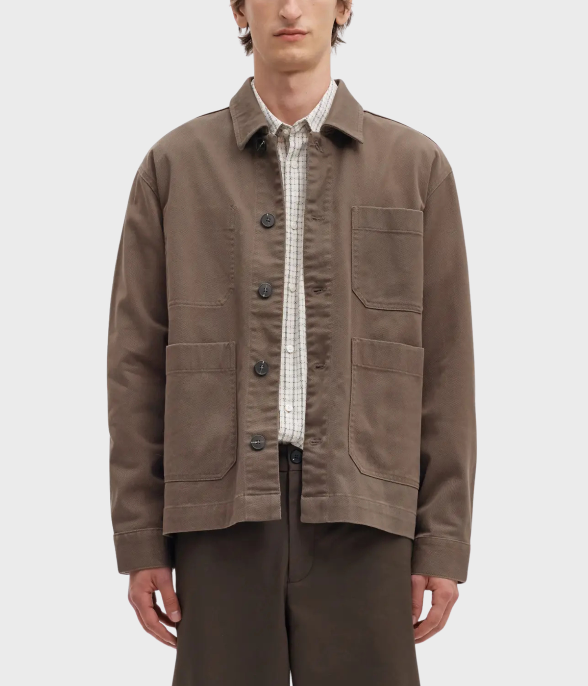 Slm-Regular Miles Twill Jacket (Turkish Coffee)