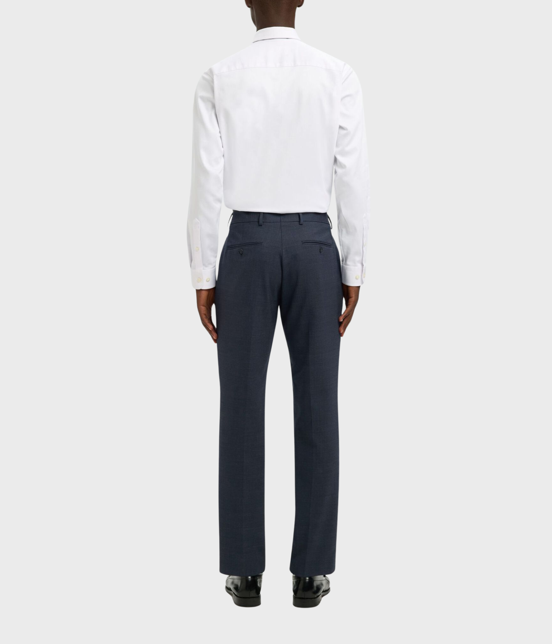 SLHSLIM-THEO WOOL BLEND TRS FLEX NOOS (Sky Captain Detail:Melange)