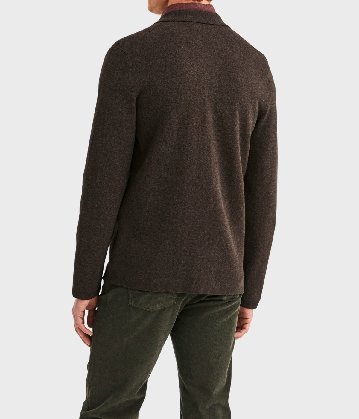 Dudley Knitted Overshirt (88 Brown)