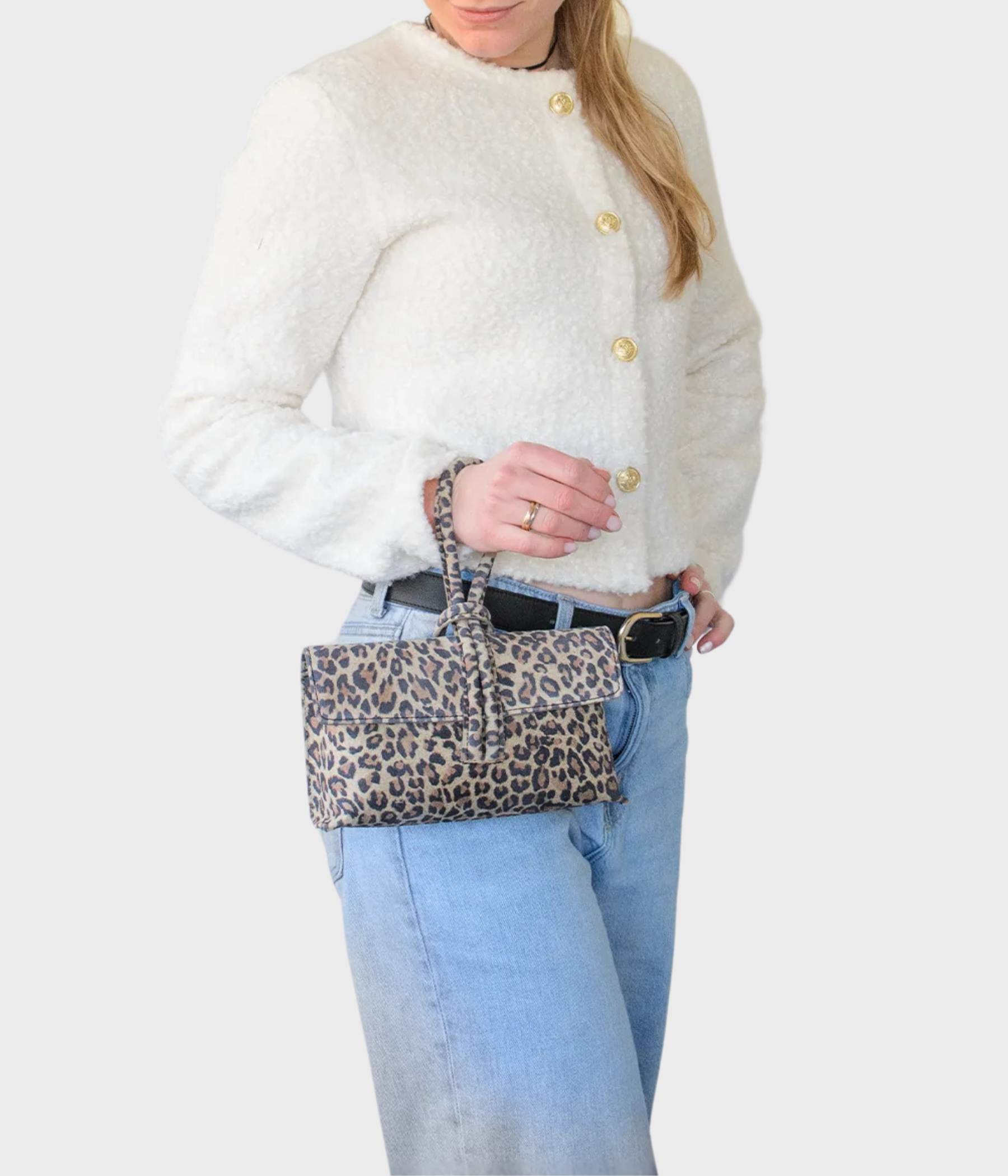 Miniväska (Leo suede)