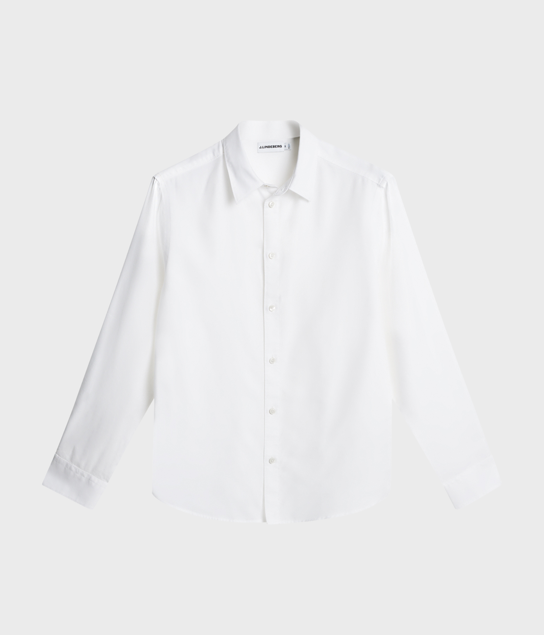 Slim LS Cotton Tencel Shirt (0000 White)