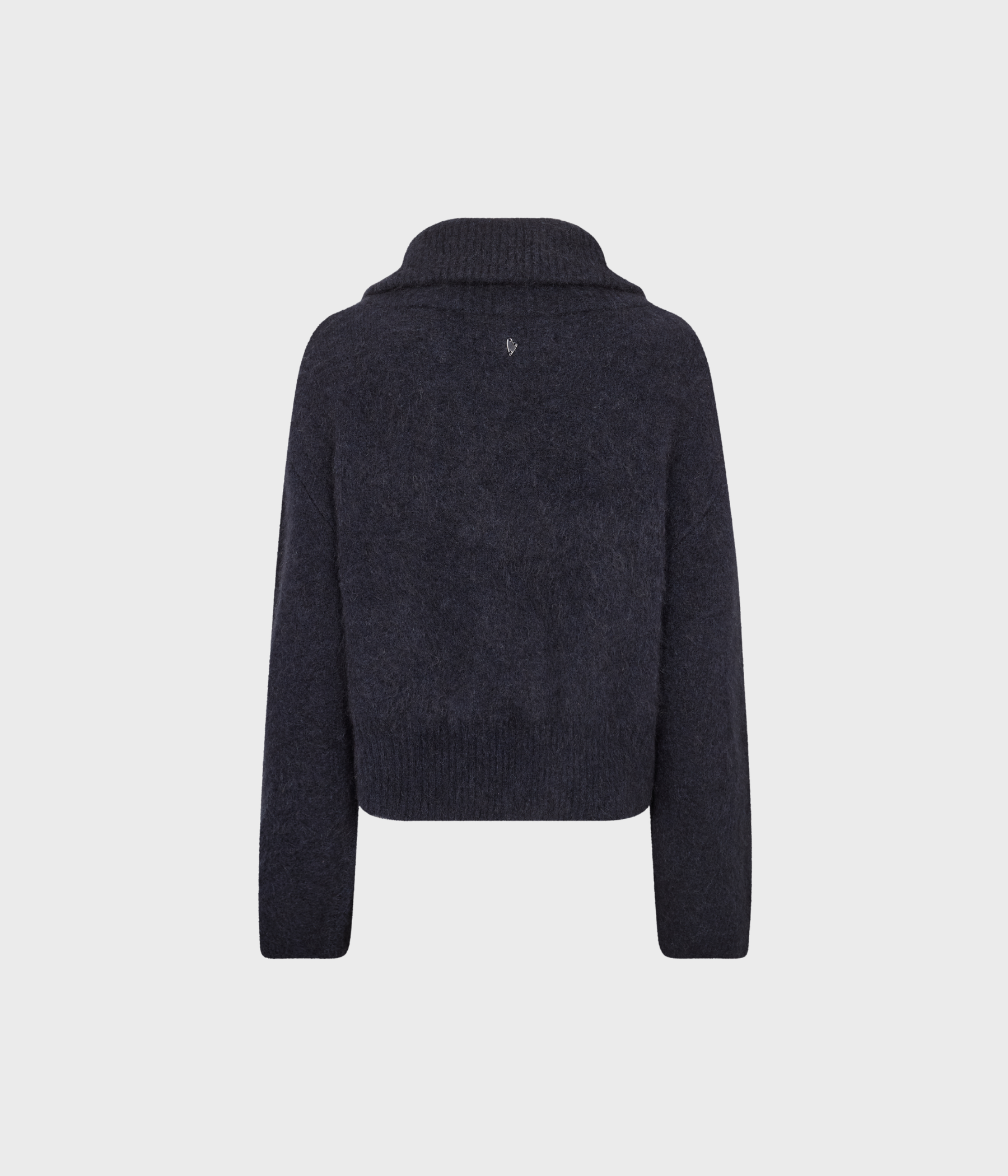 Mmhulda Knit Zip Cardigan (468 Salute Navy)