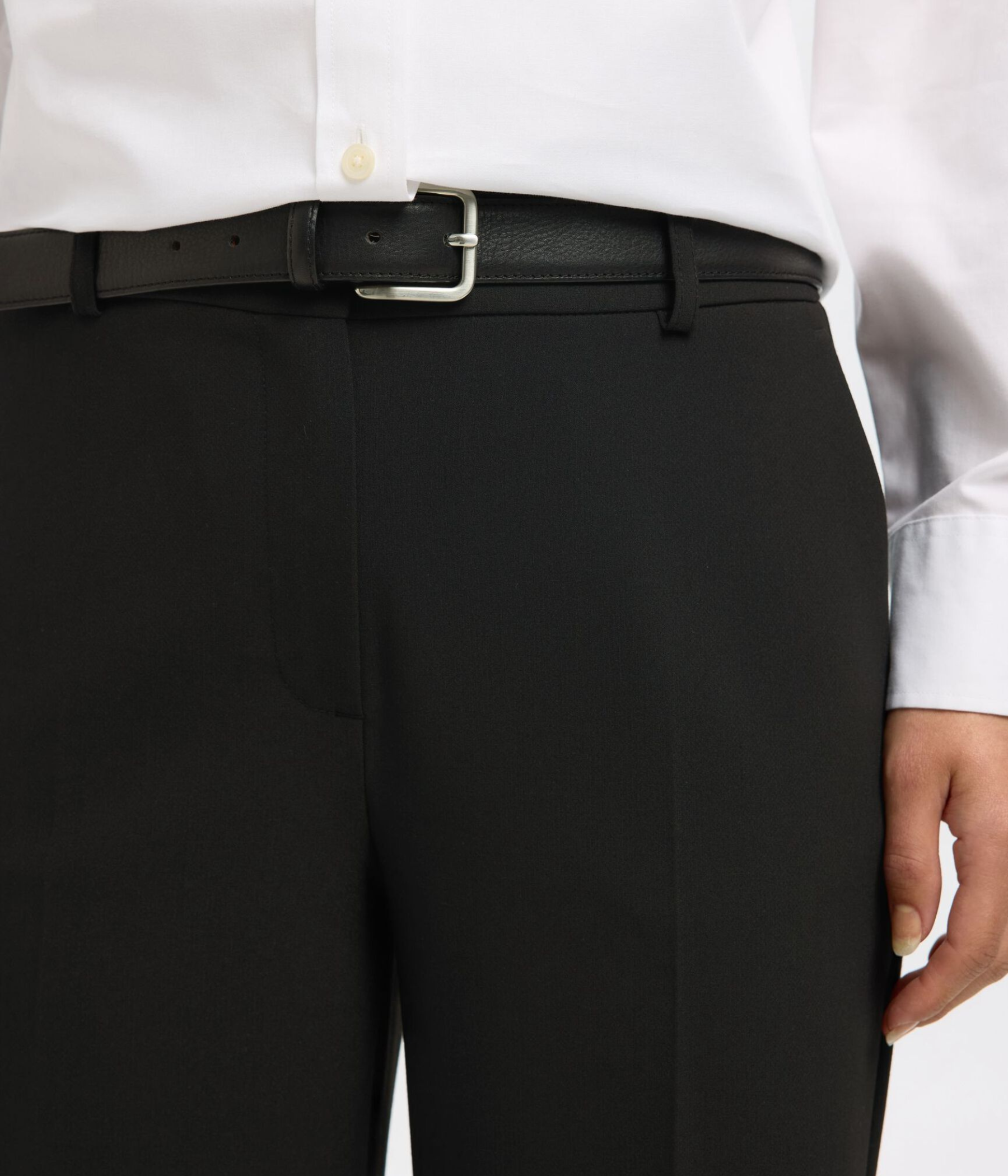 SLFRITA MW WIDE PANT BLACK N NOOS. (Black)