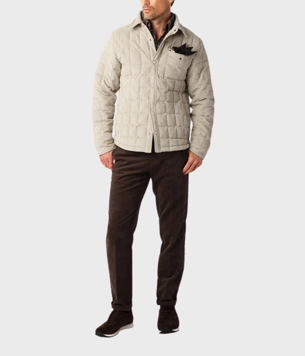 Tech Cord Jkt (Light sand)