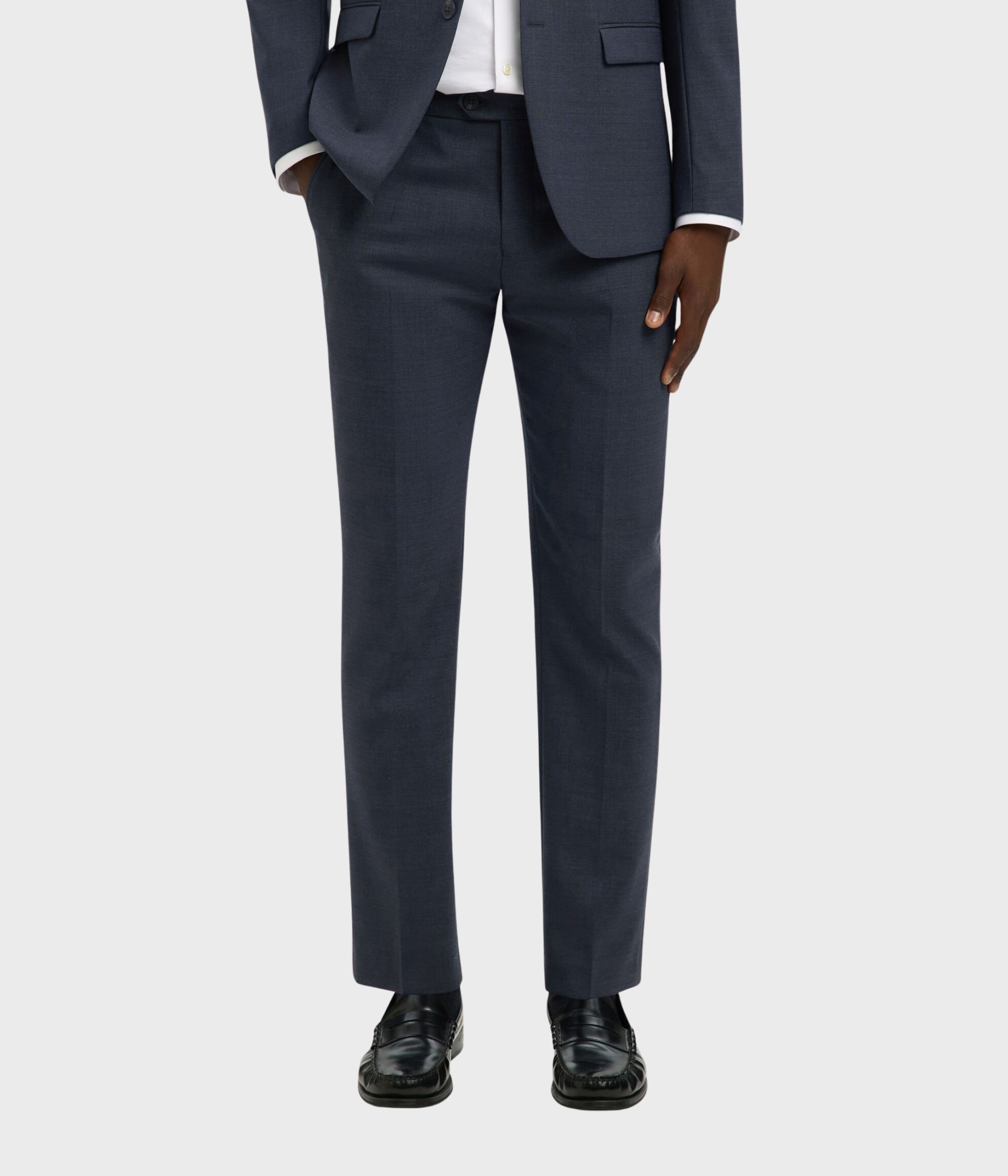 SLHSLIM-THEO WOOL BLEND TRS FLEX NOOS (Sky Captain Detail:Melange)