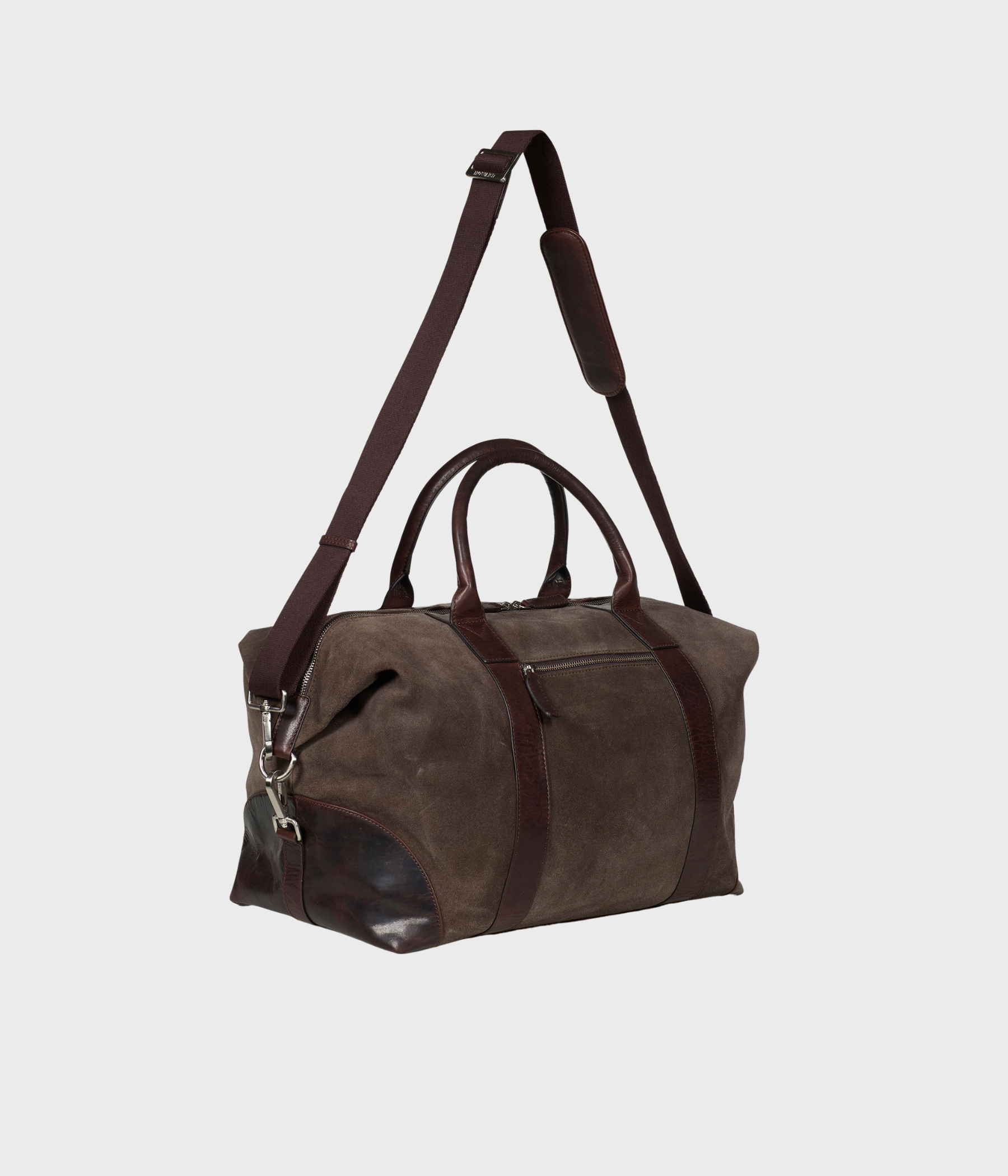 Howard Suede Weekend Bag Steven (DARK BROWN)