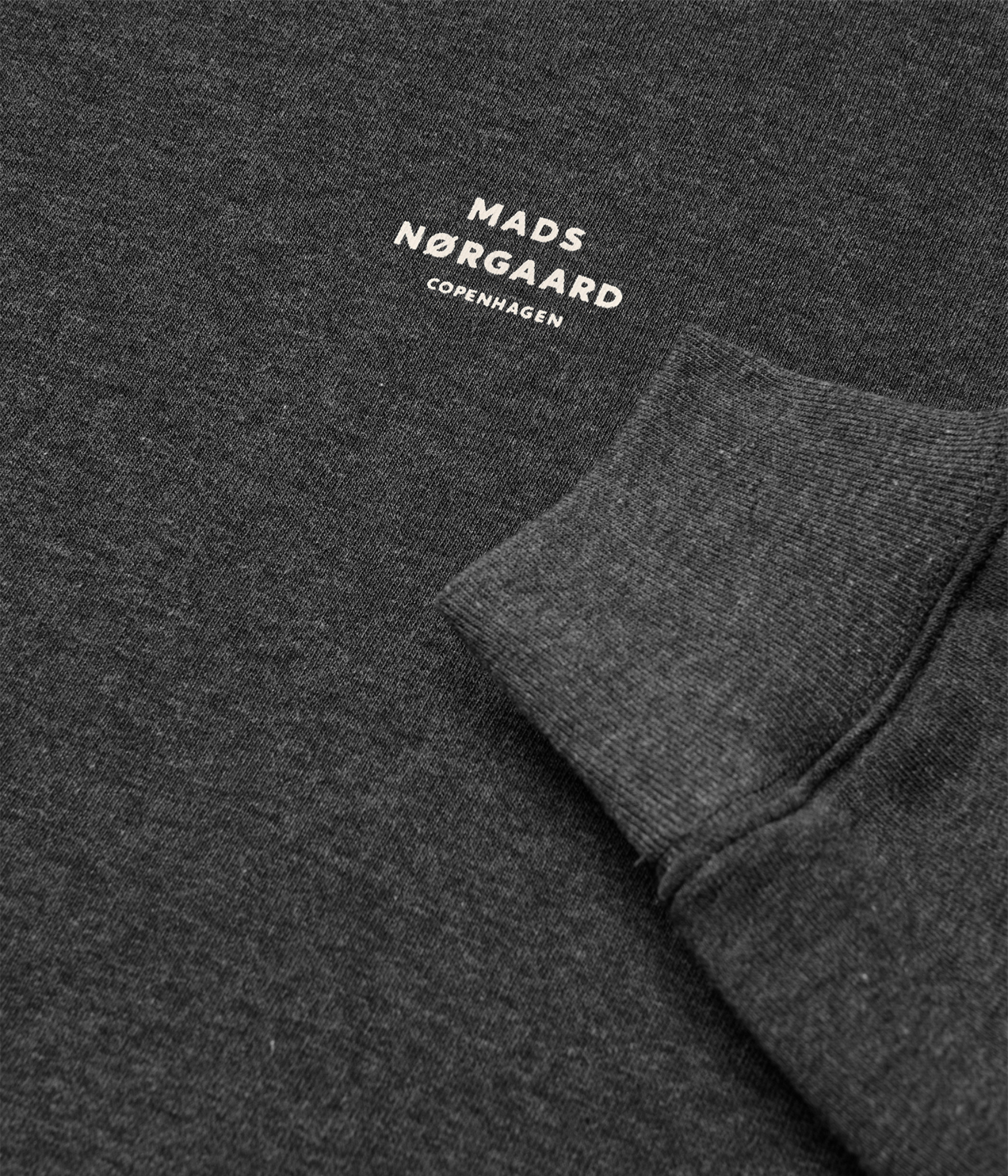 Standard Crew Logo Sweat. (8129 Dark Grey Melange)