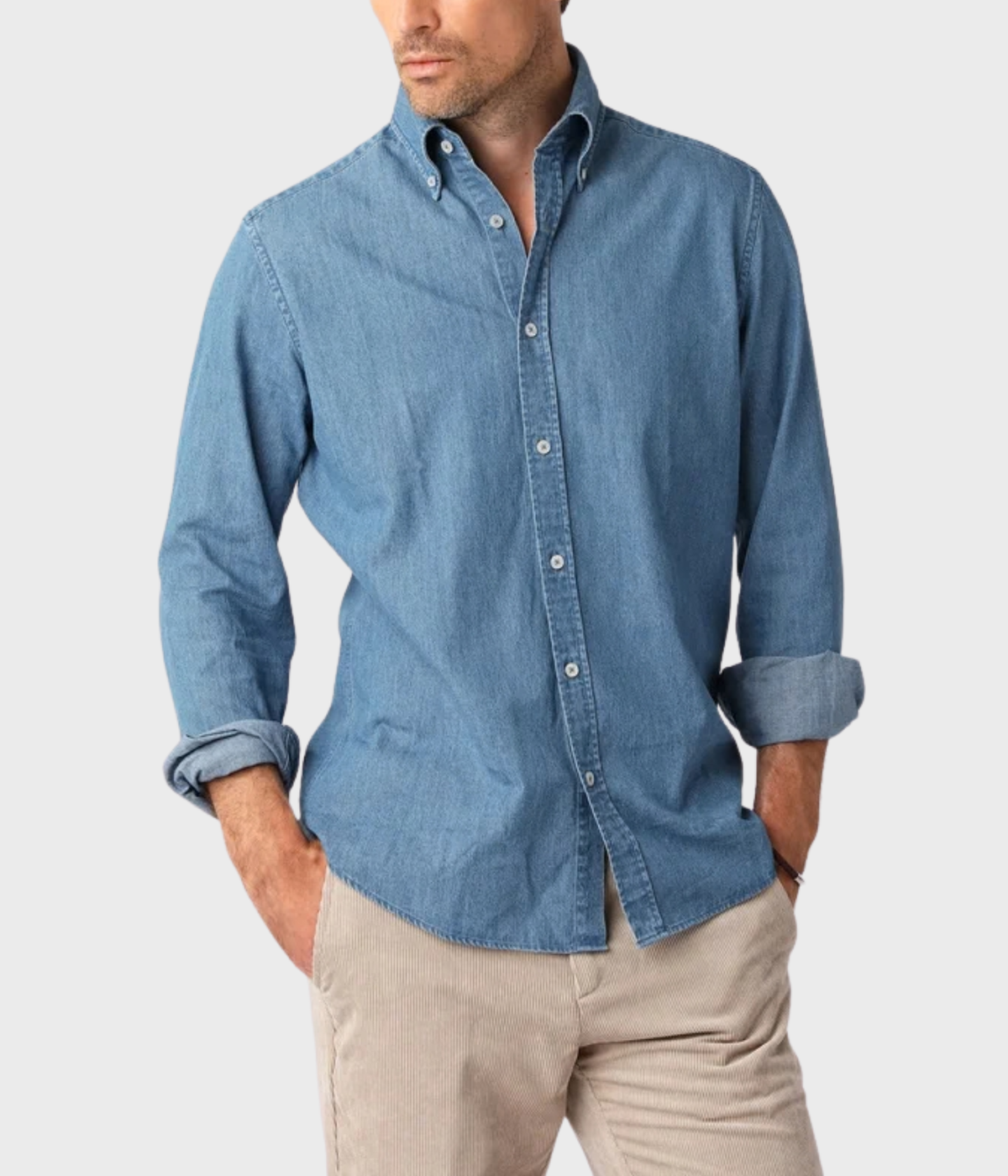 Denim Shirt (Rough Denim)
