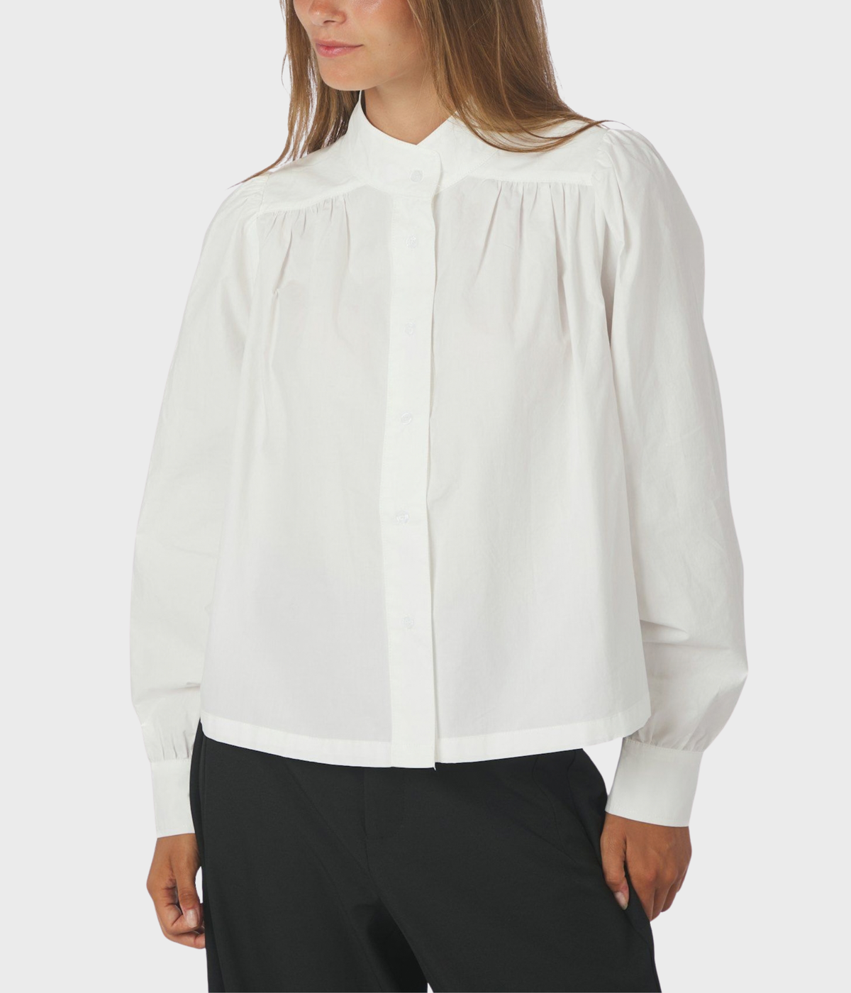 Melya Poplin Shirt (120 White)