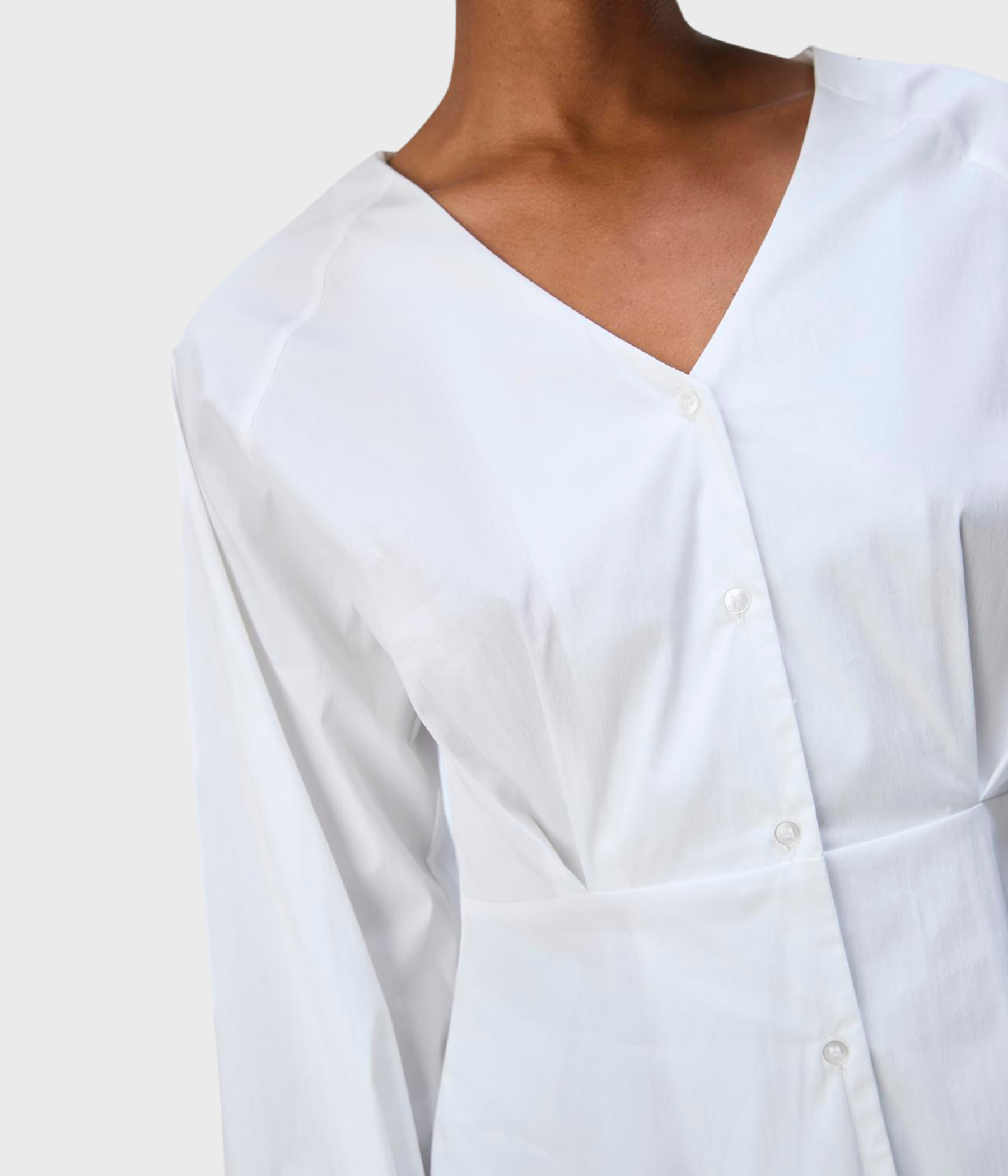 OBJTUTTA SCULPTURE FIT LS SHIRT E DIV (White)