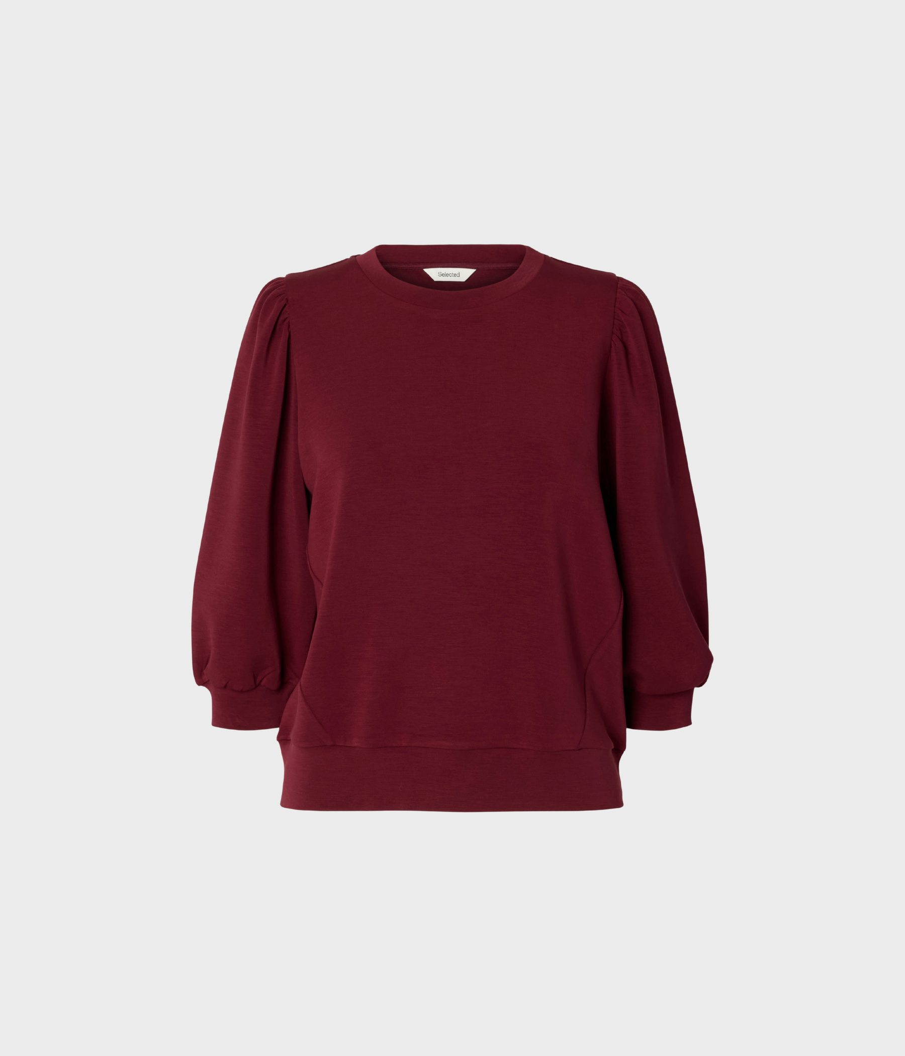 Slftenny 3/4 Sweat Top Noos. (Tawny Port)