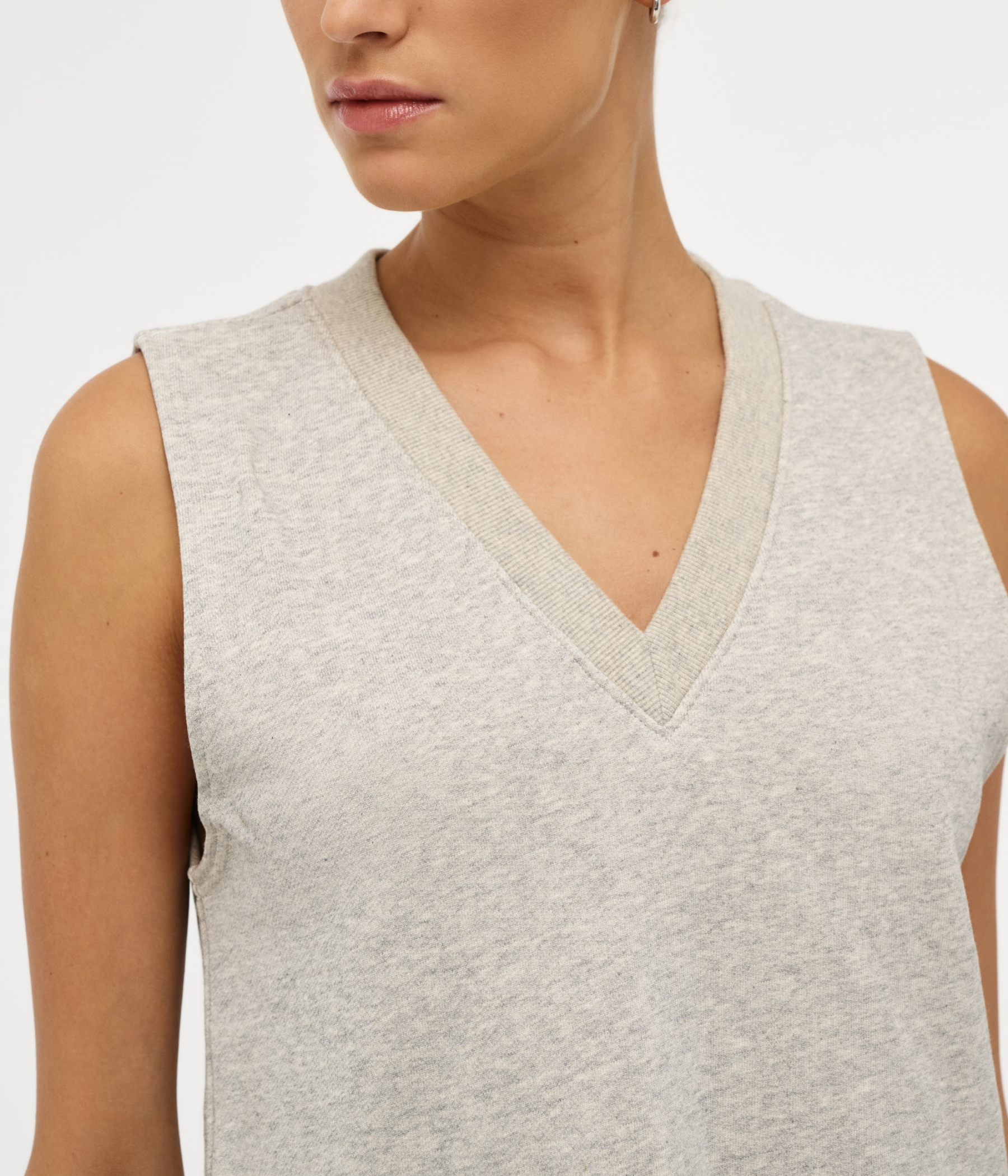 TERRY 80S MUSCLE TOP (050 GREY MARLE)