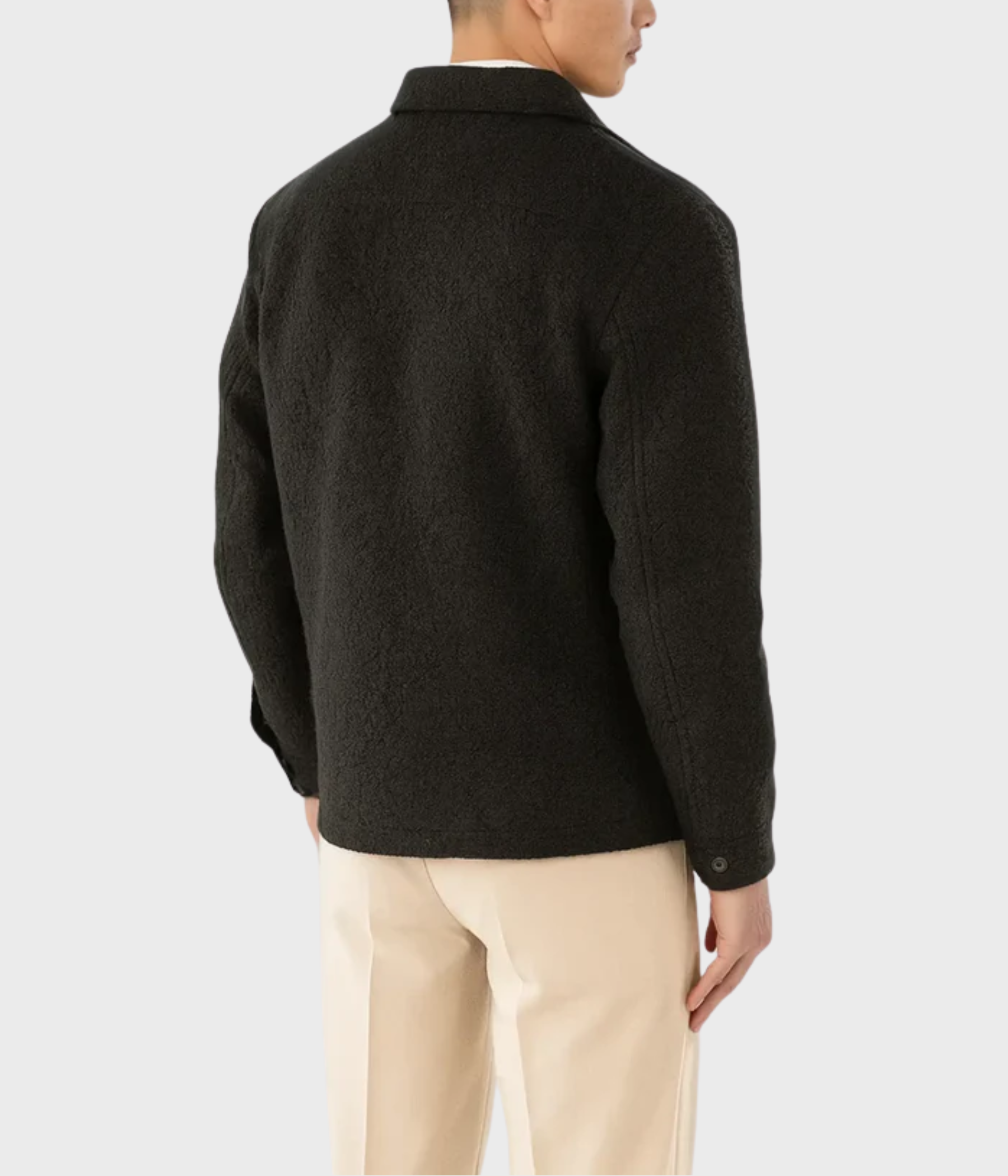 Fred Boucle Overshirt (069 Black)