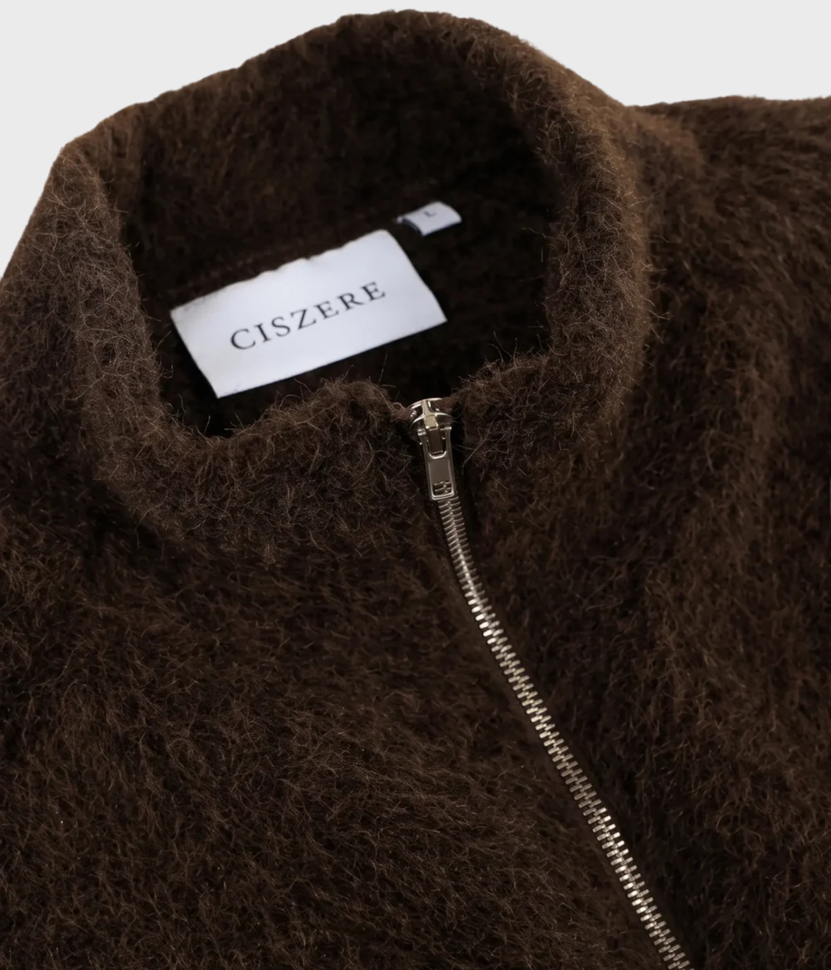 Frank Fuzzy Zip (666 Dark coffee brown)