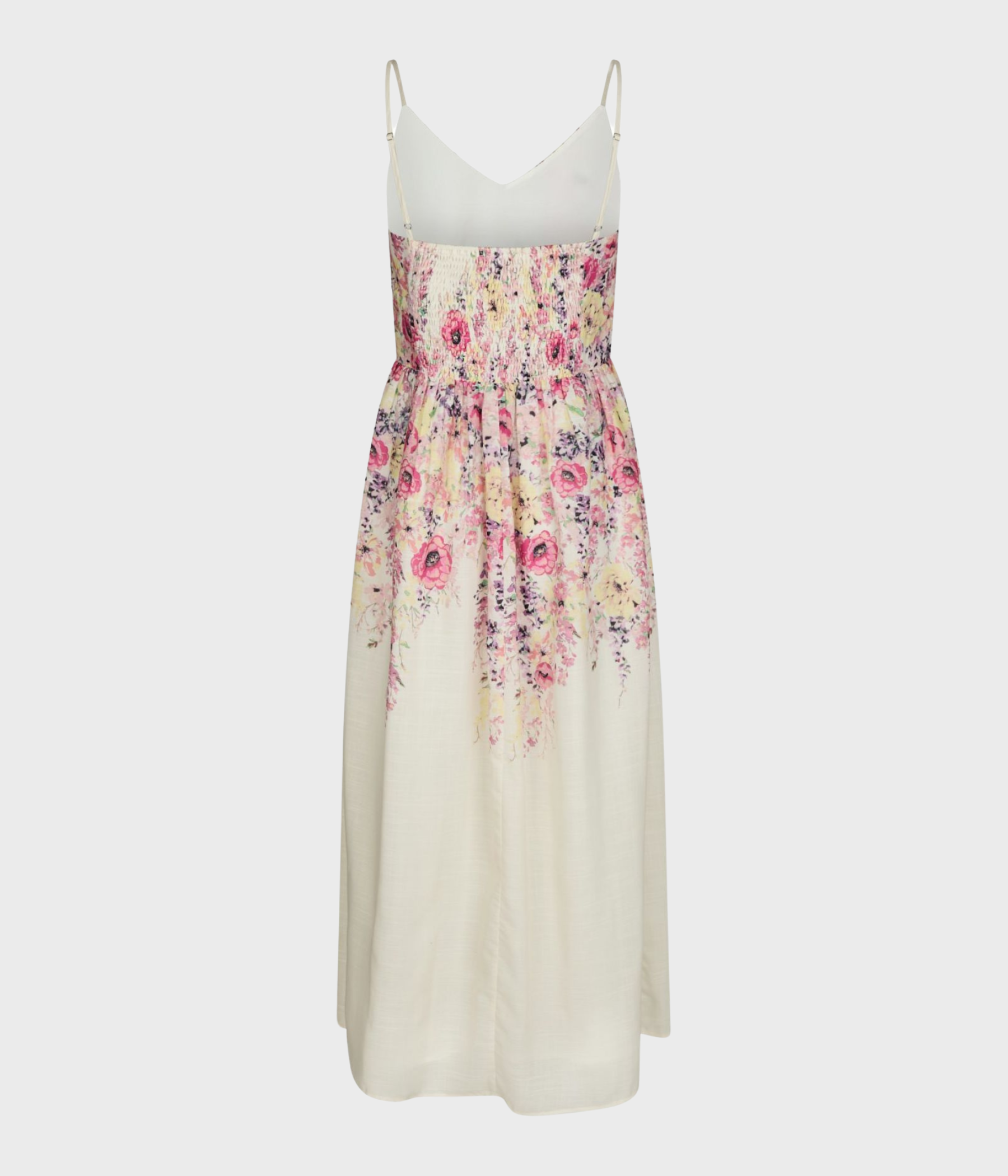 Sanni Flower Print Dress (124 Ivory)