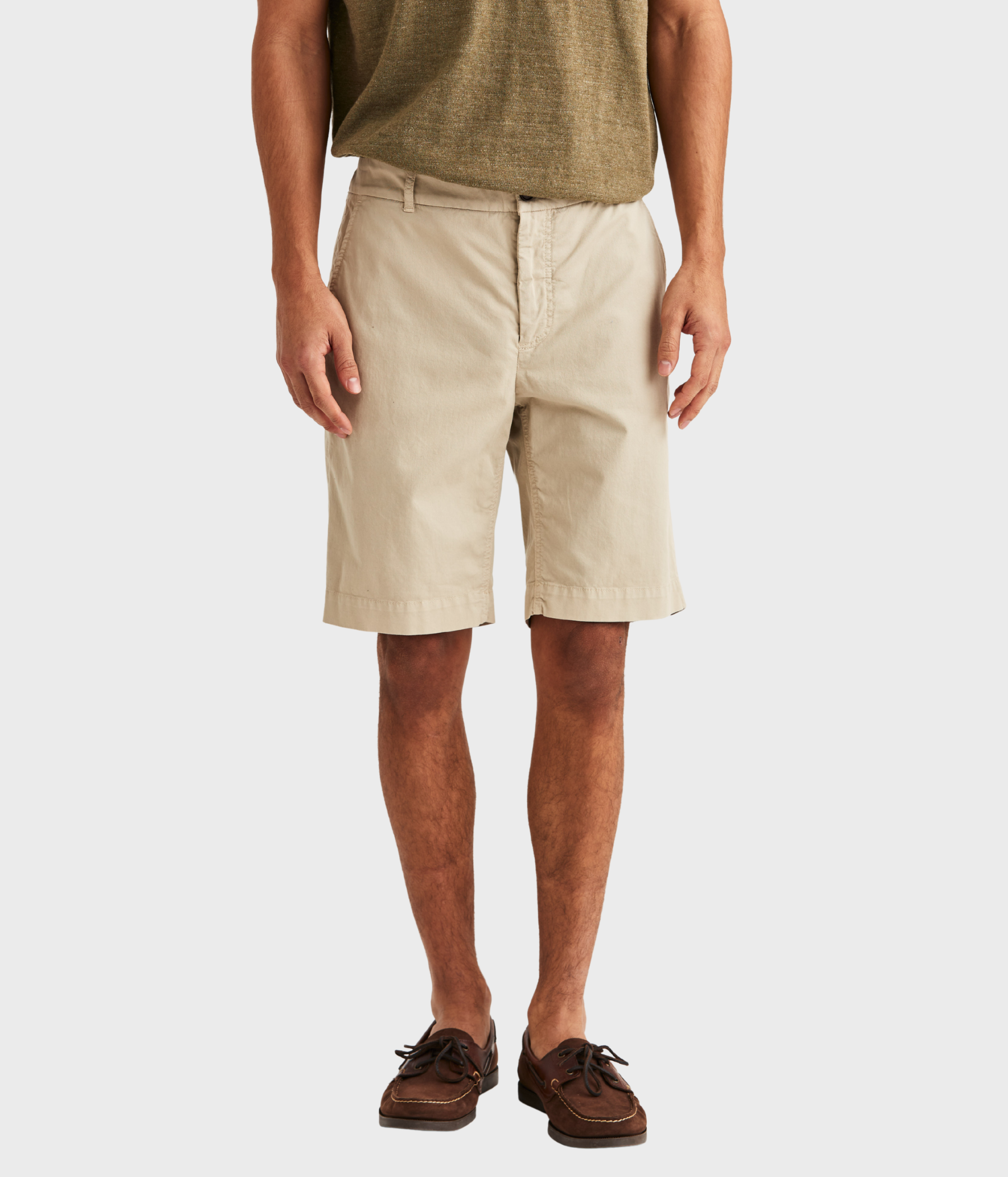 Jeffrey Summer Chino Shorts 10" (05 Khaki)