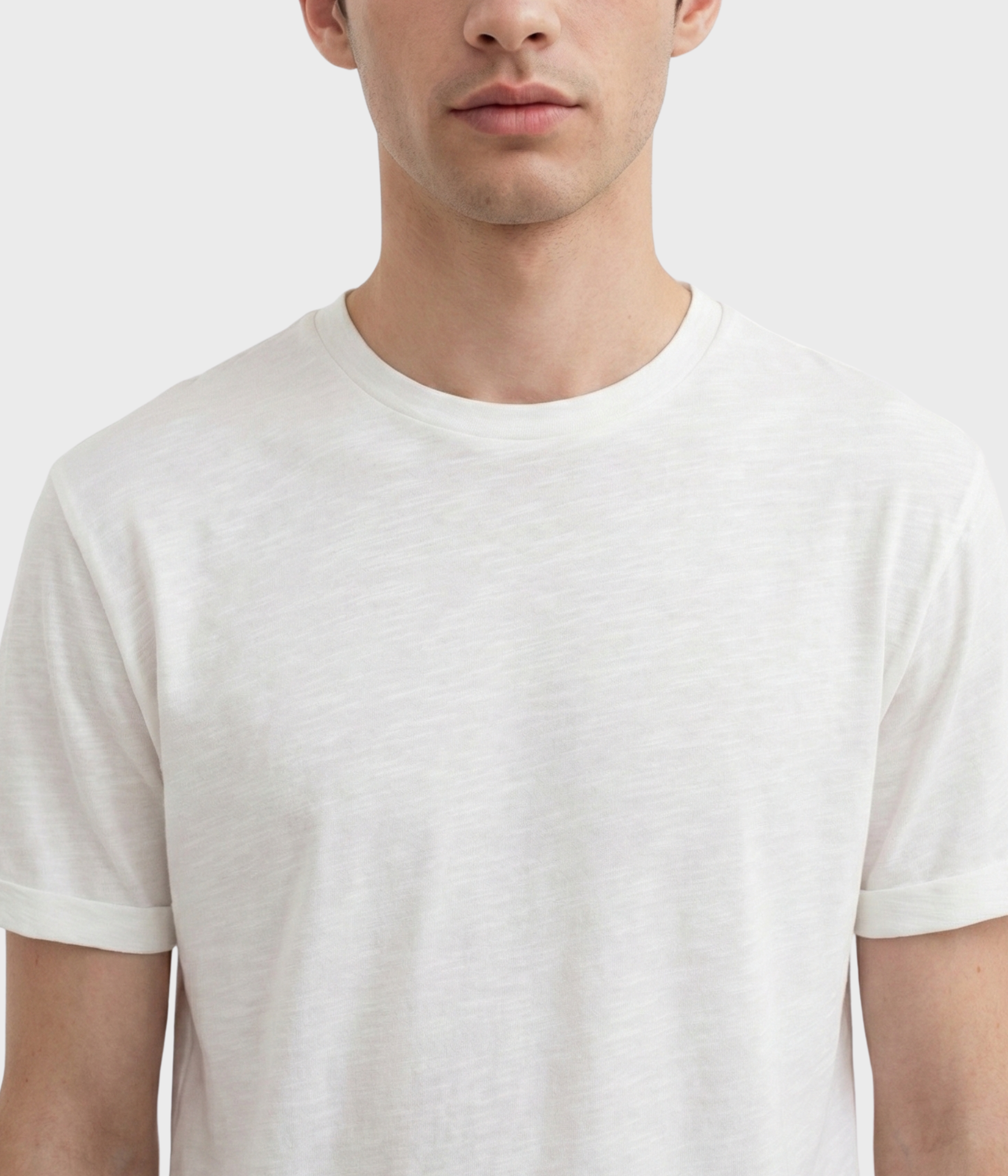 Lung Melange T-Shirt (Off white melange)