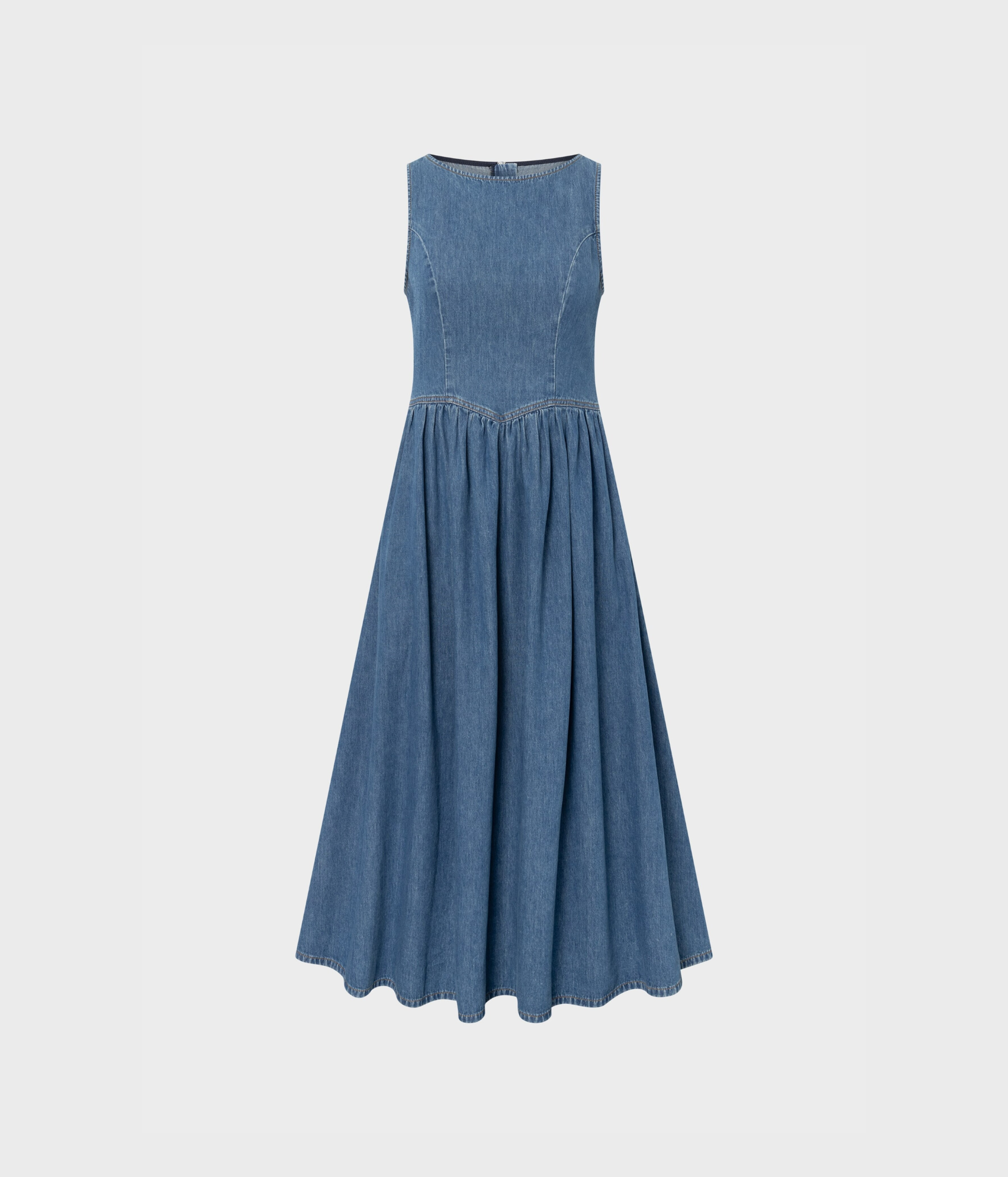 Raana Denim Dress (DEEP BLUE WASH)