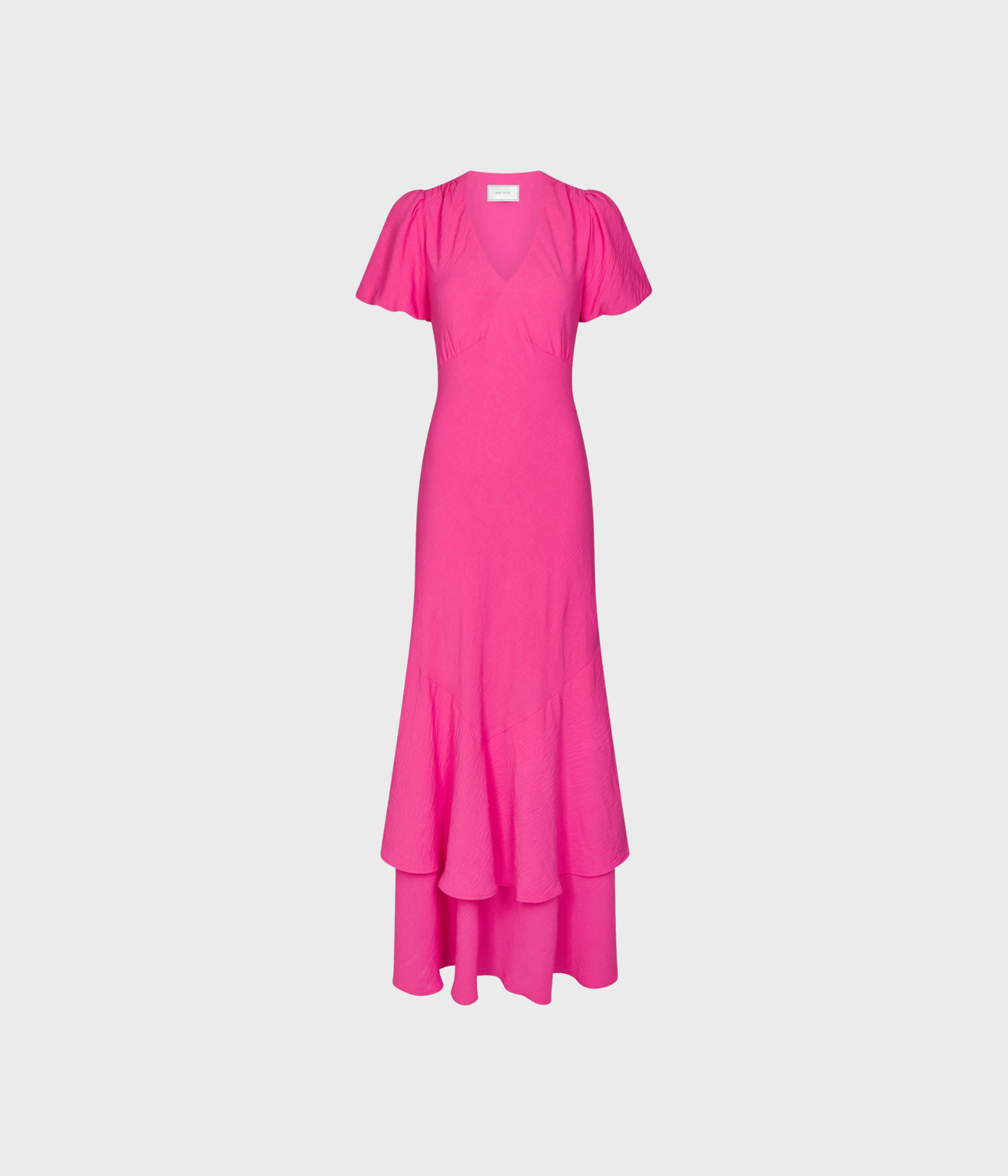 Dariah Structure Solid Dress (170 Pink)