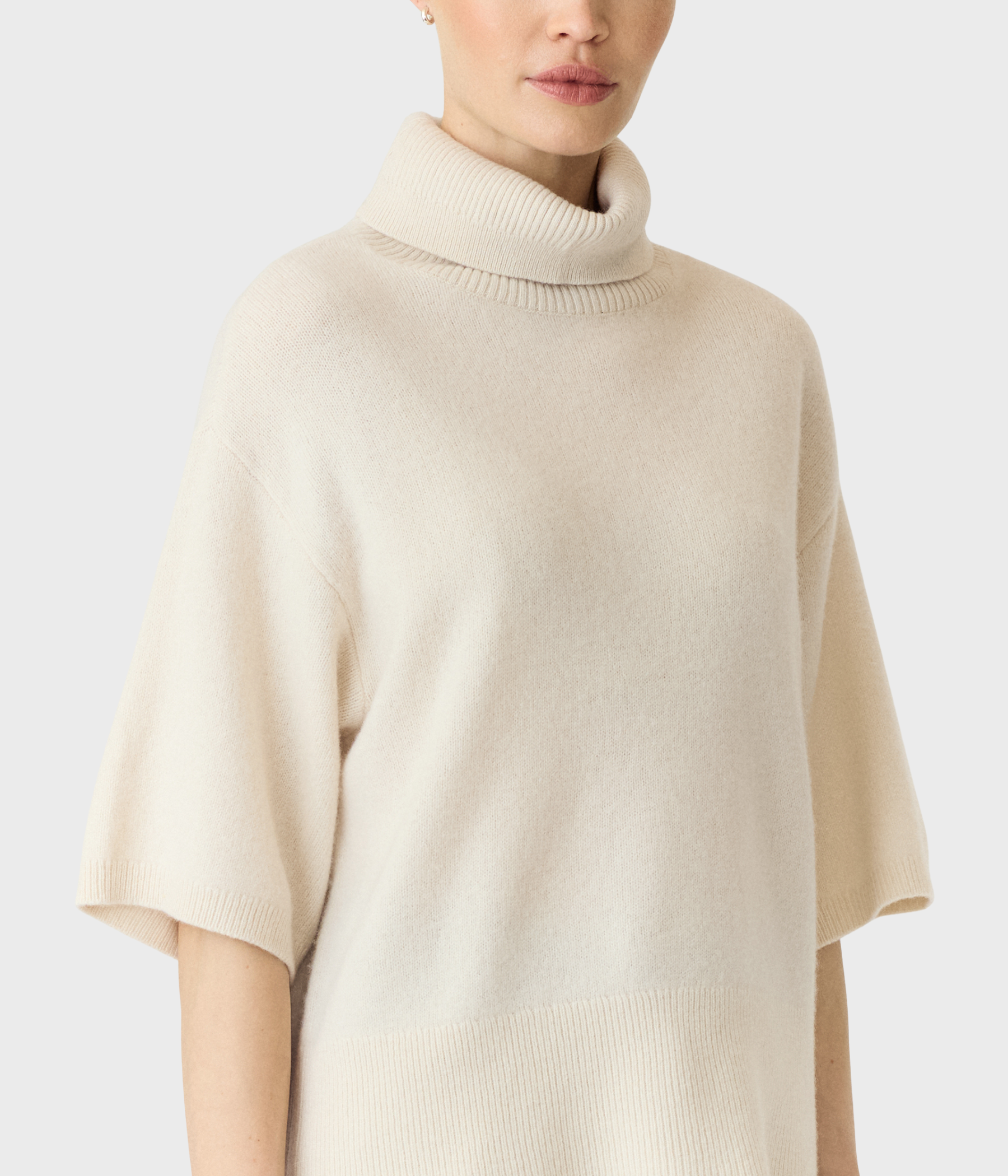 Yasemila 2/4 Wool Knit Pullover S. Noos (Sandshell)