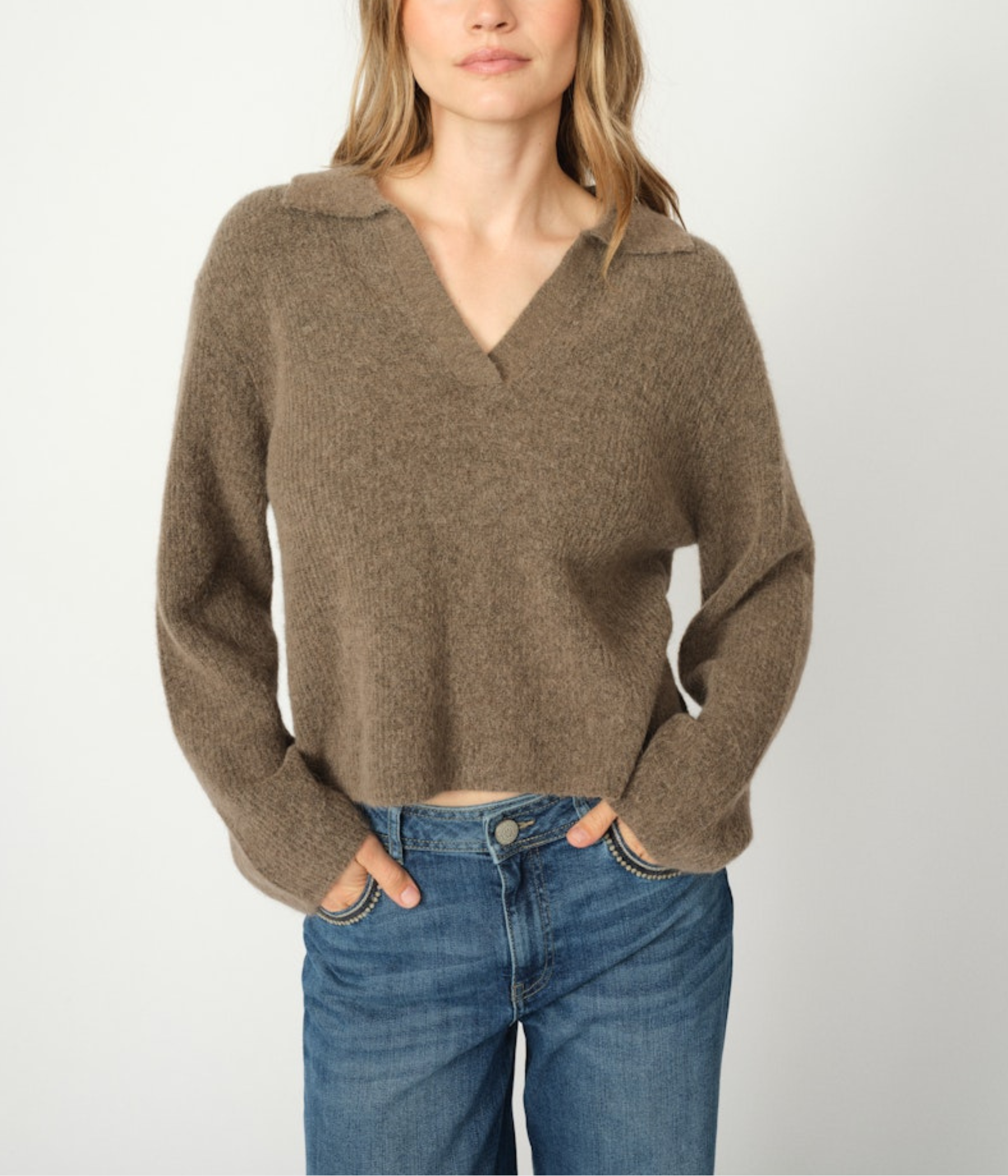 Mmthora Aidy Polo Knit (158 Falcon)