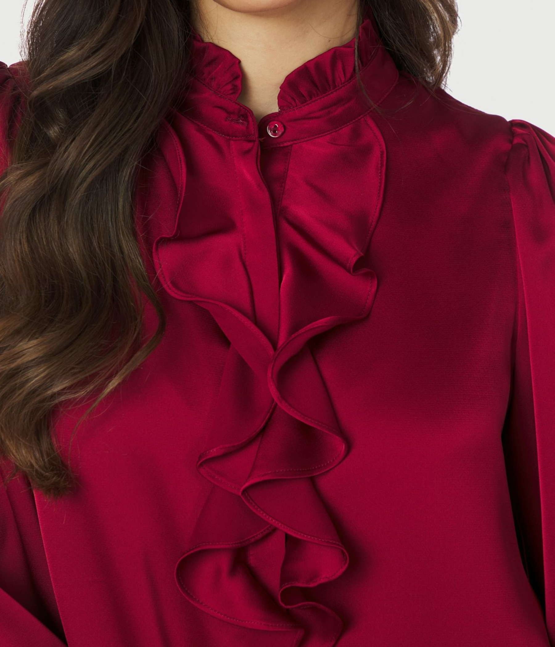 Zamola Blouse (321 Dark Red)