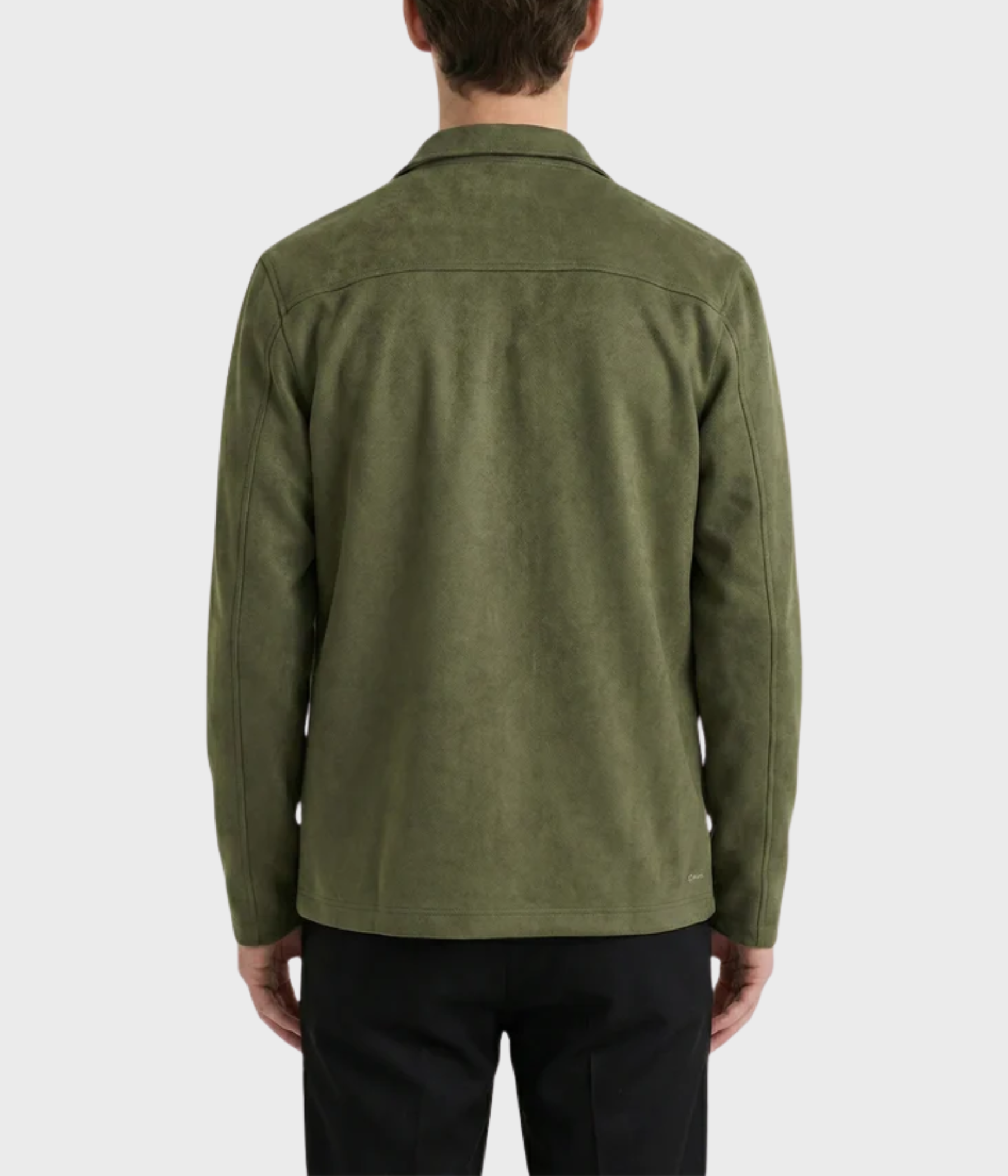 Neo Vegan Suede Overshirt 2.0 (Forest Green)