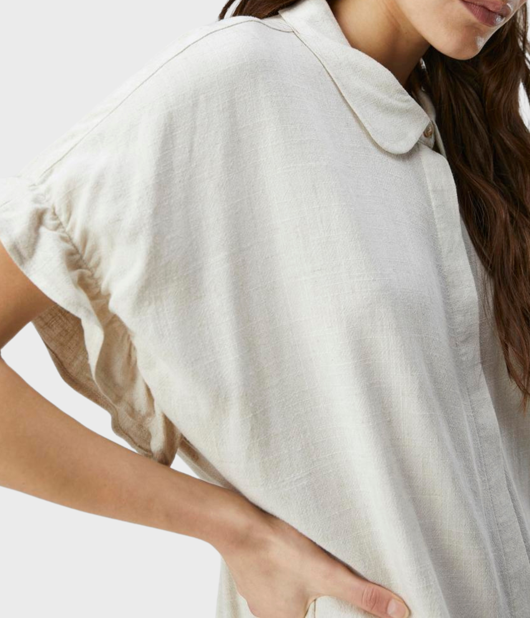OBJSANNE TIANA S/S DRESS NOOS (Sandshell)