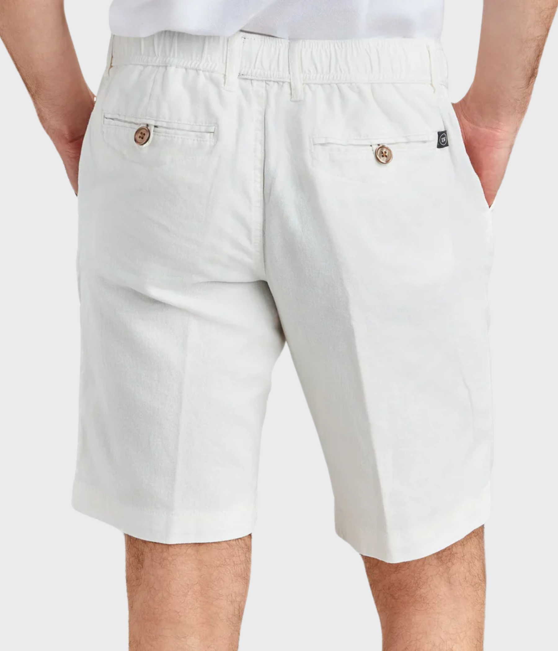 Linen Cotton Shorts (Offwhite)