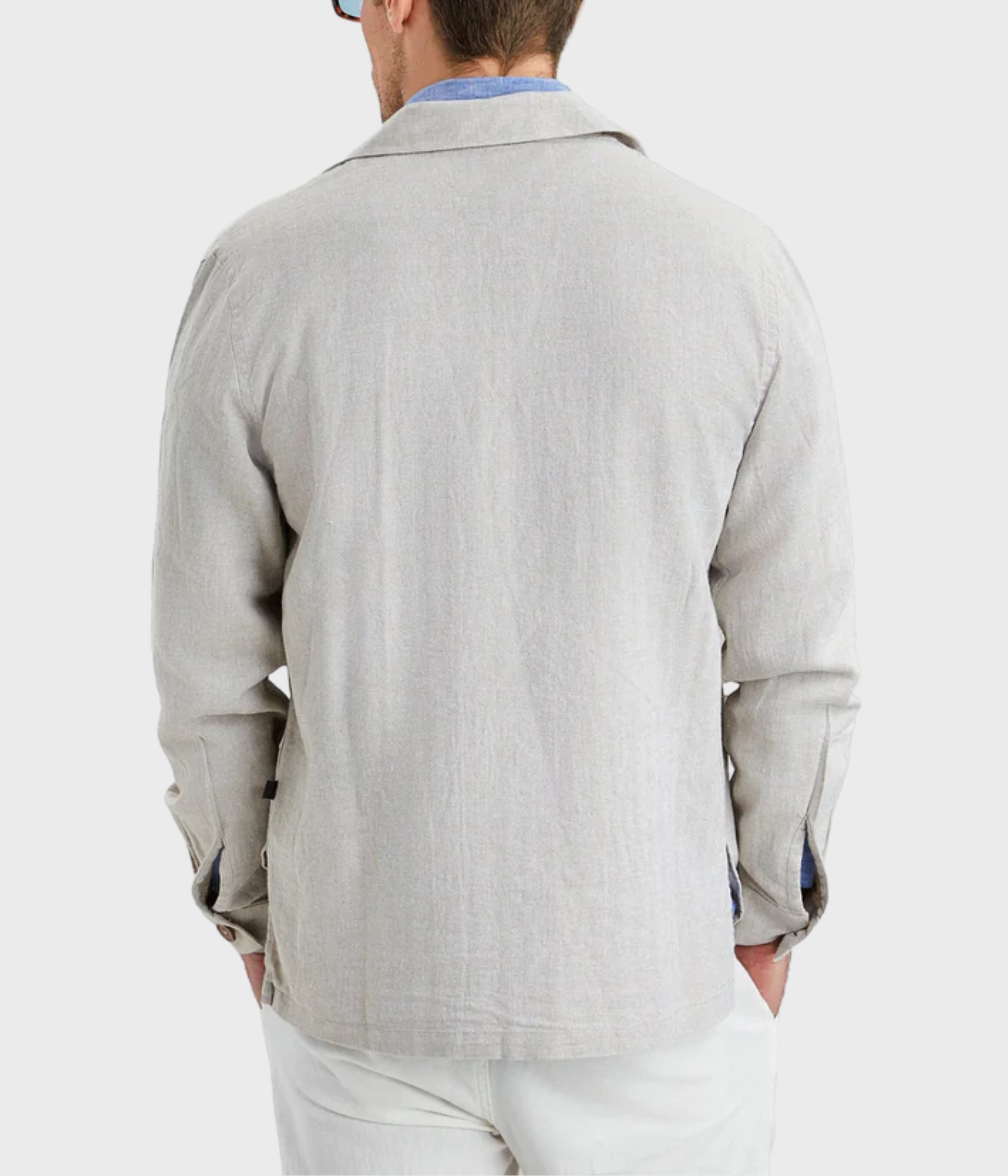 Linen Cotton Overshirt (sand)