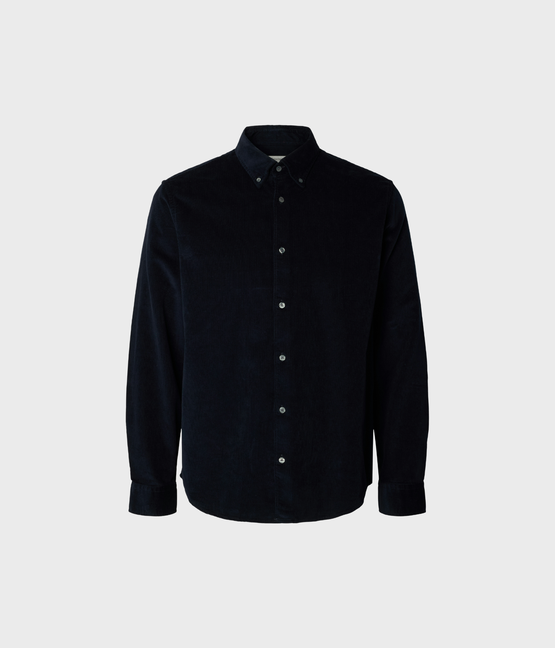 Slhregdanni Cord Bd Ls Shirt Noos. (Sky Captain)
