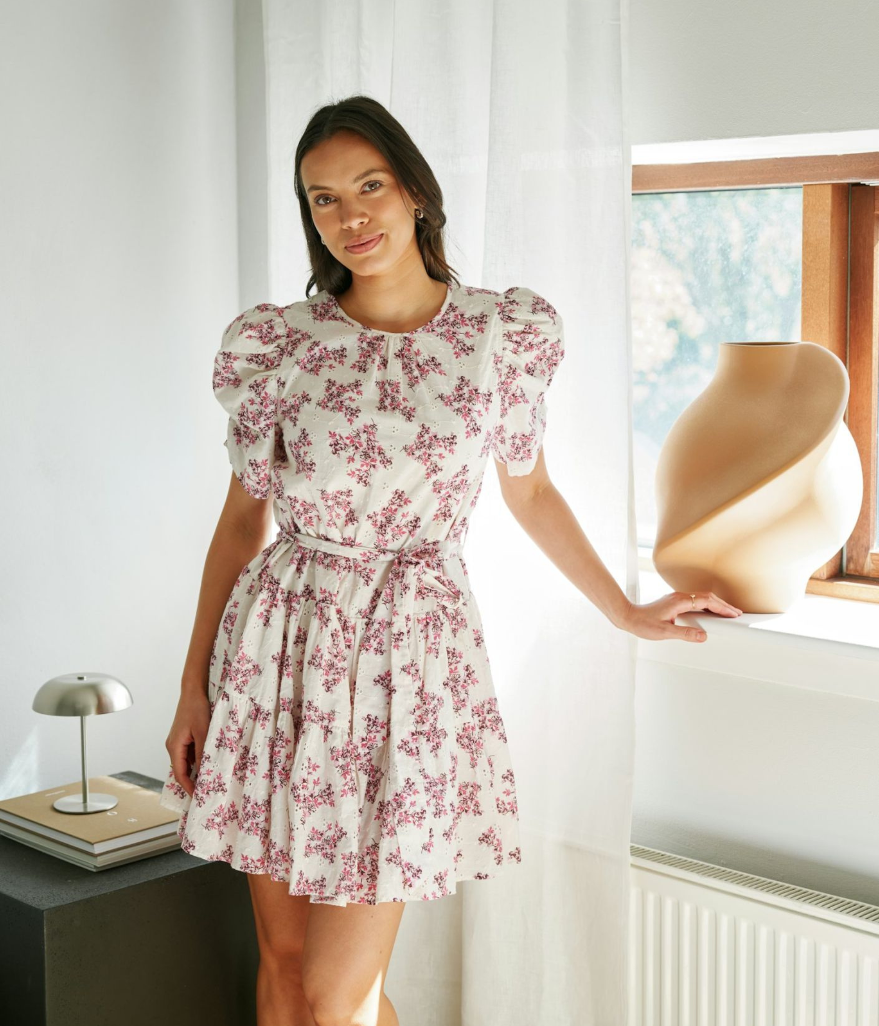 Annitas Starling Flower Dress (148 Fuchsia)