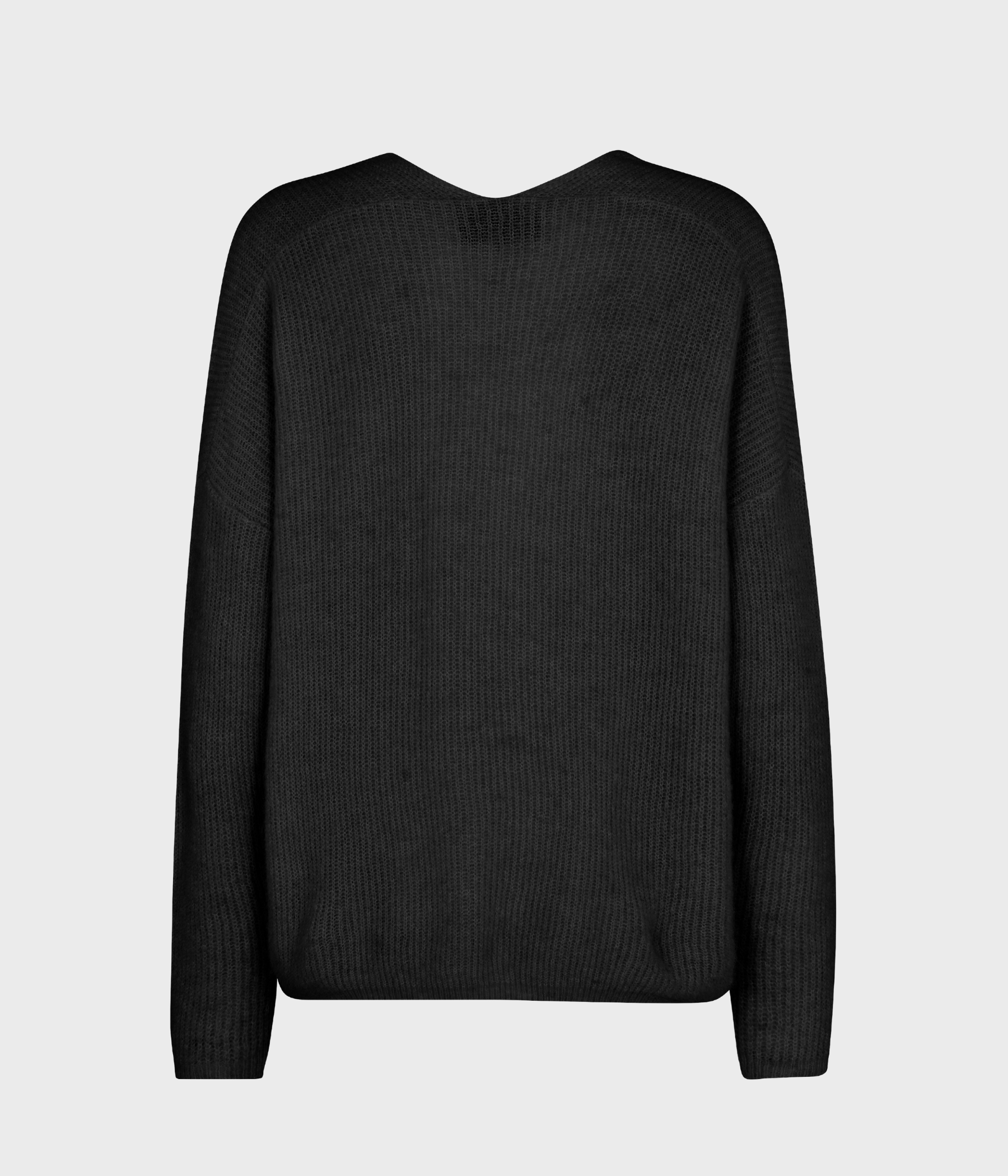 Mmthora V-Neck Knit. (801 Black)