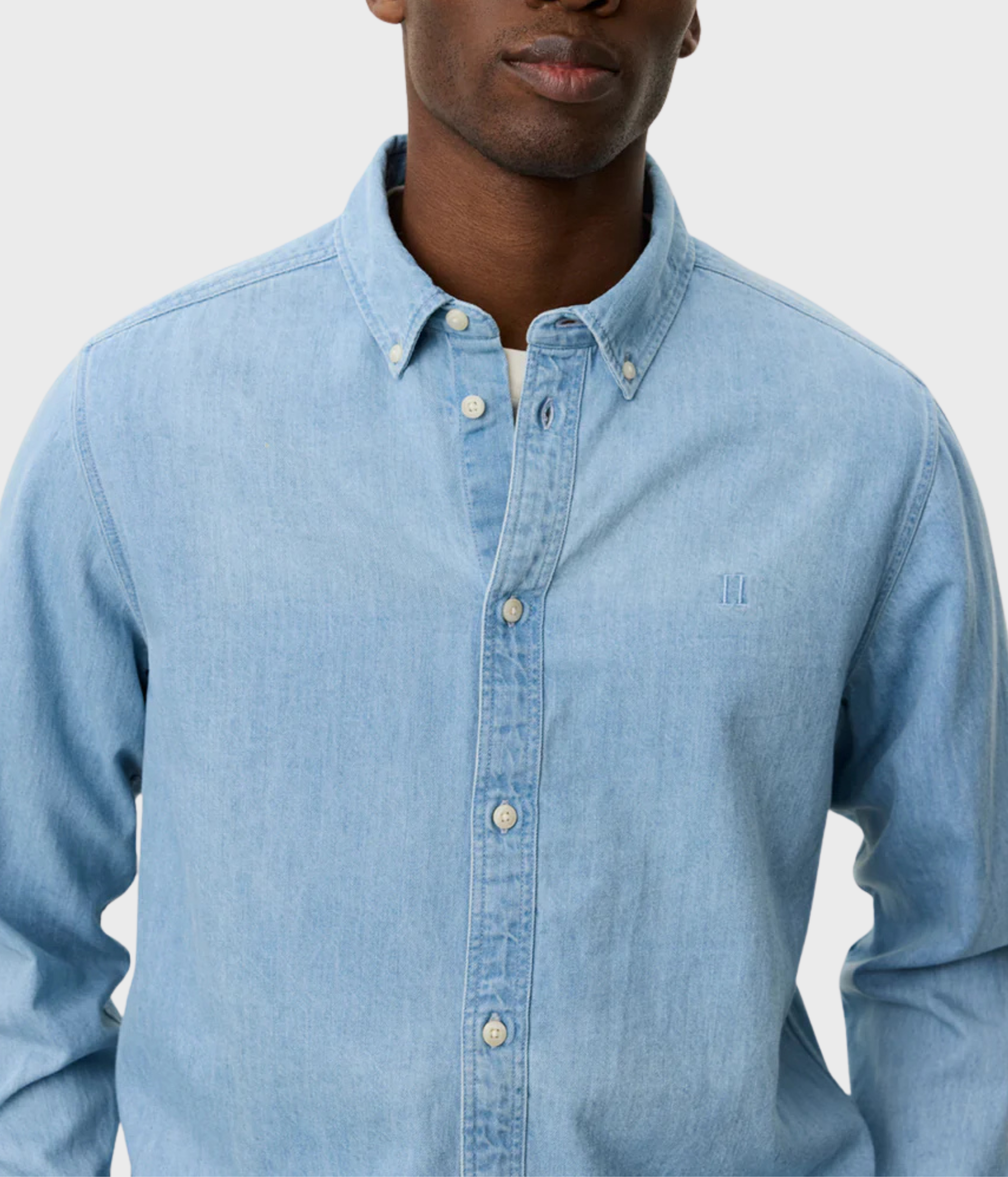 Konrad Denim Shirt (Light Indigo Wash)