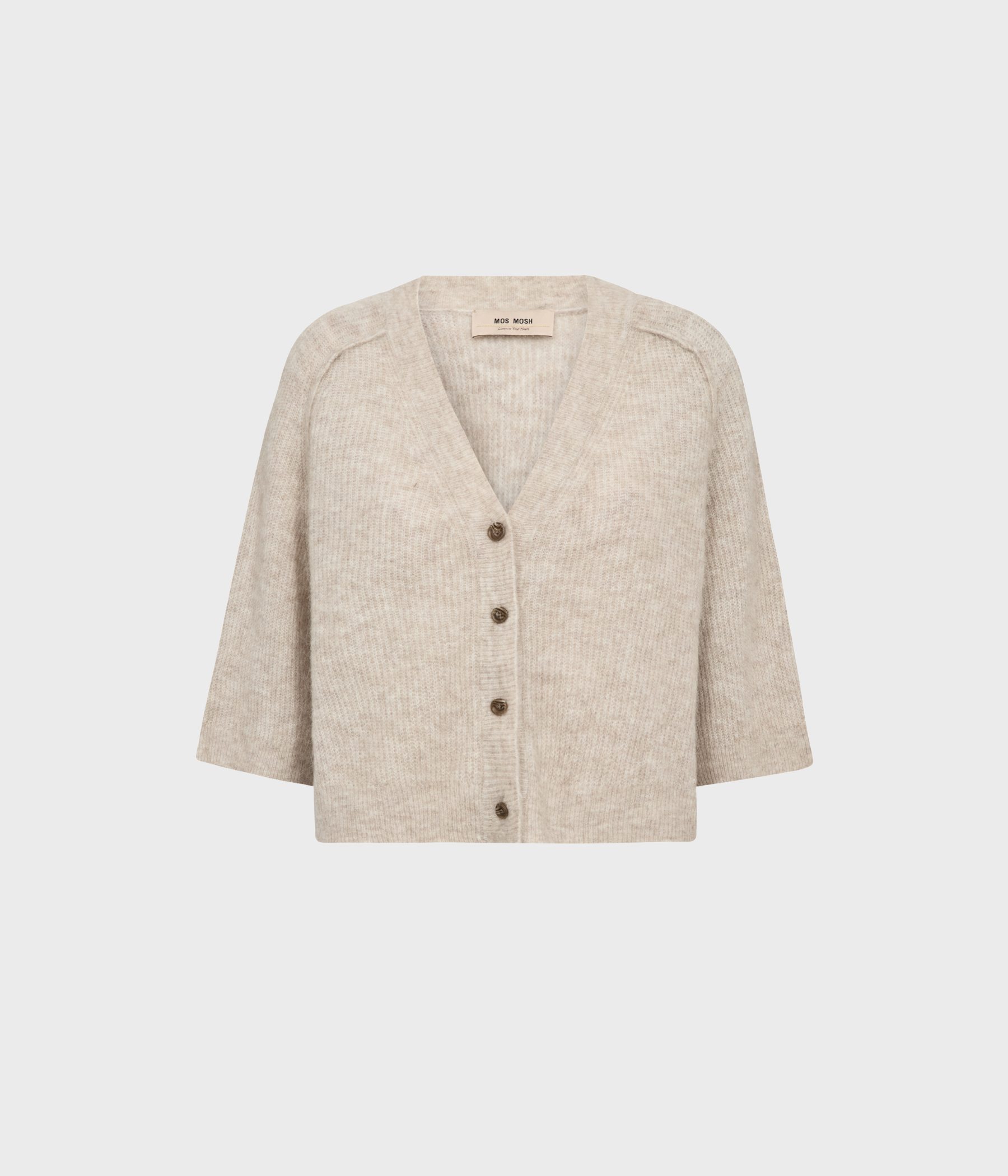 Mmthora Lizet Knit Cardigan (174 Feather Gray)