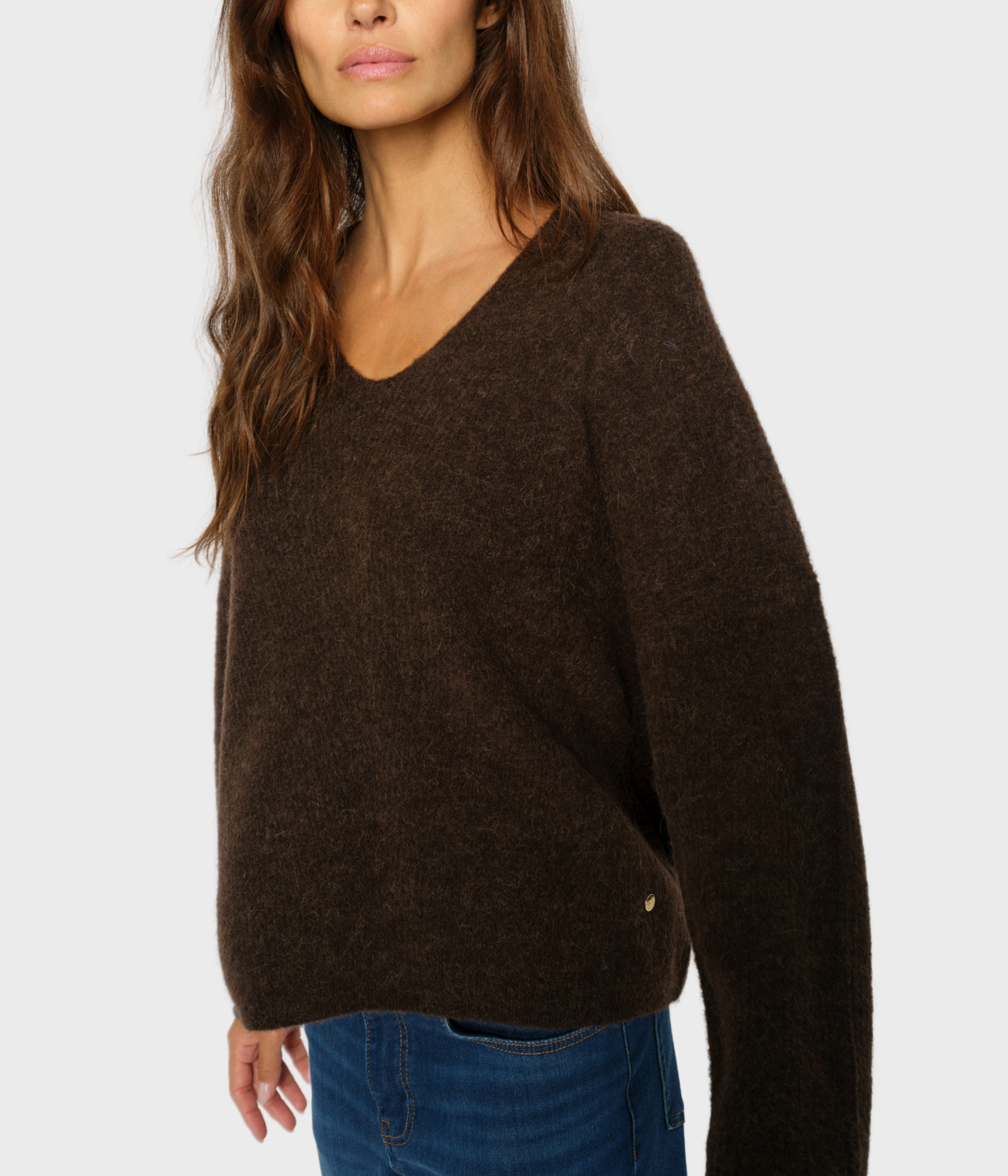 Mmthora V-Neck Knit. (160 Delicioso)