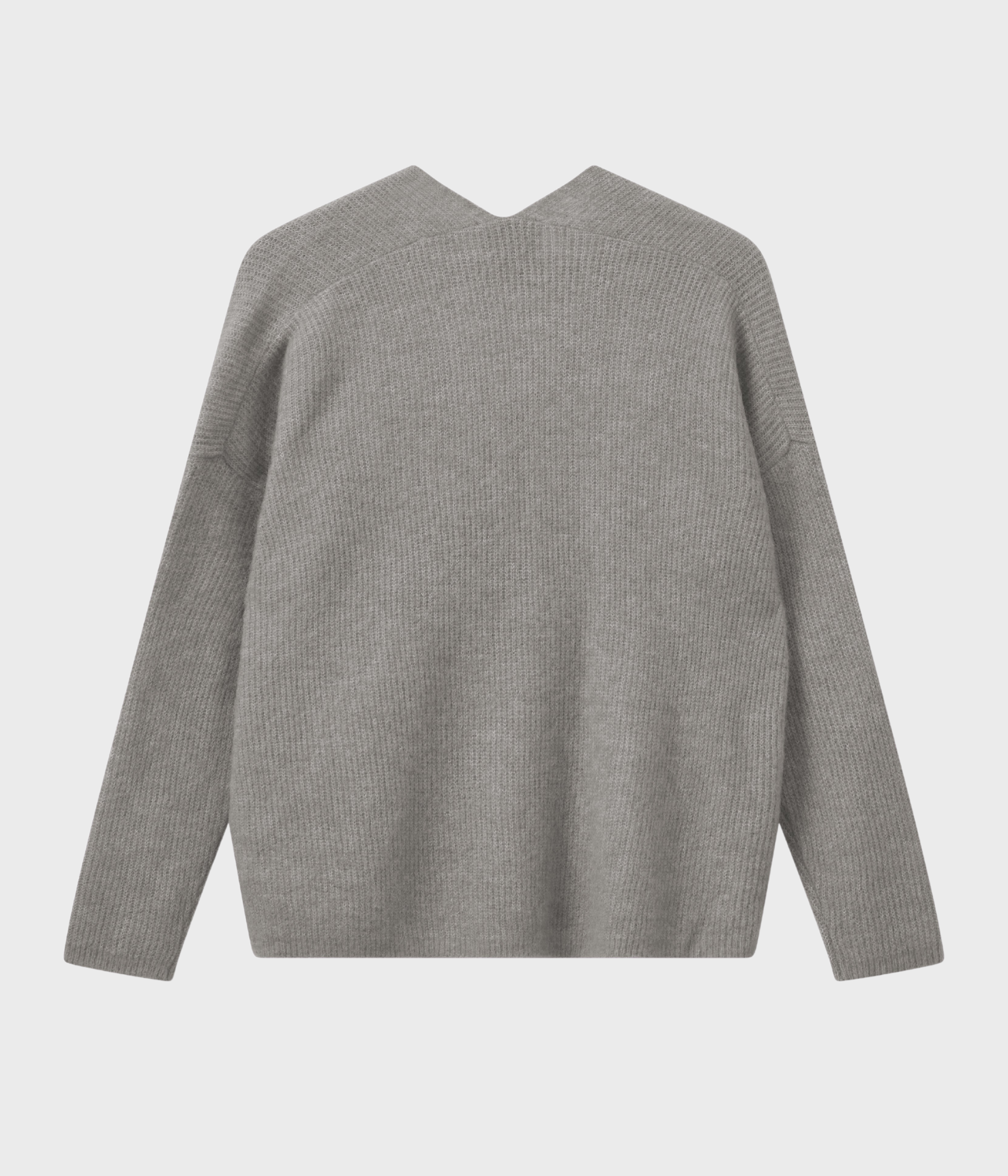 Mmthora V-Neck Knit (919 Grey Melange)