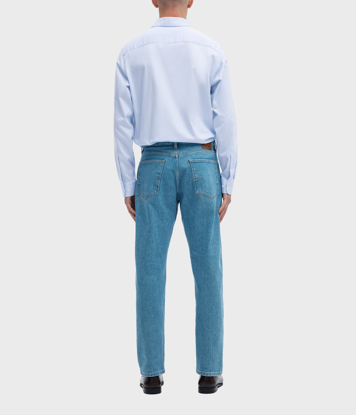Slhslim-Performance Shirt Ls Noos. (Light Blue)